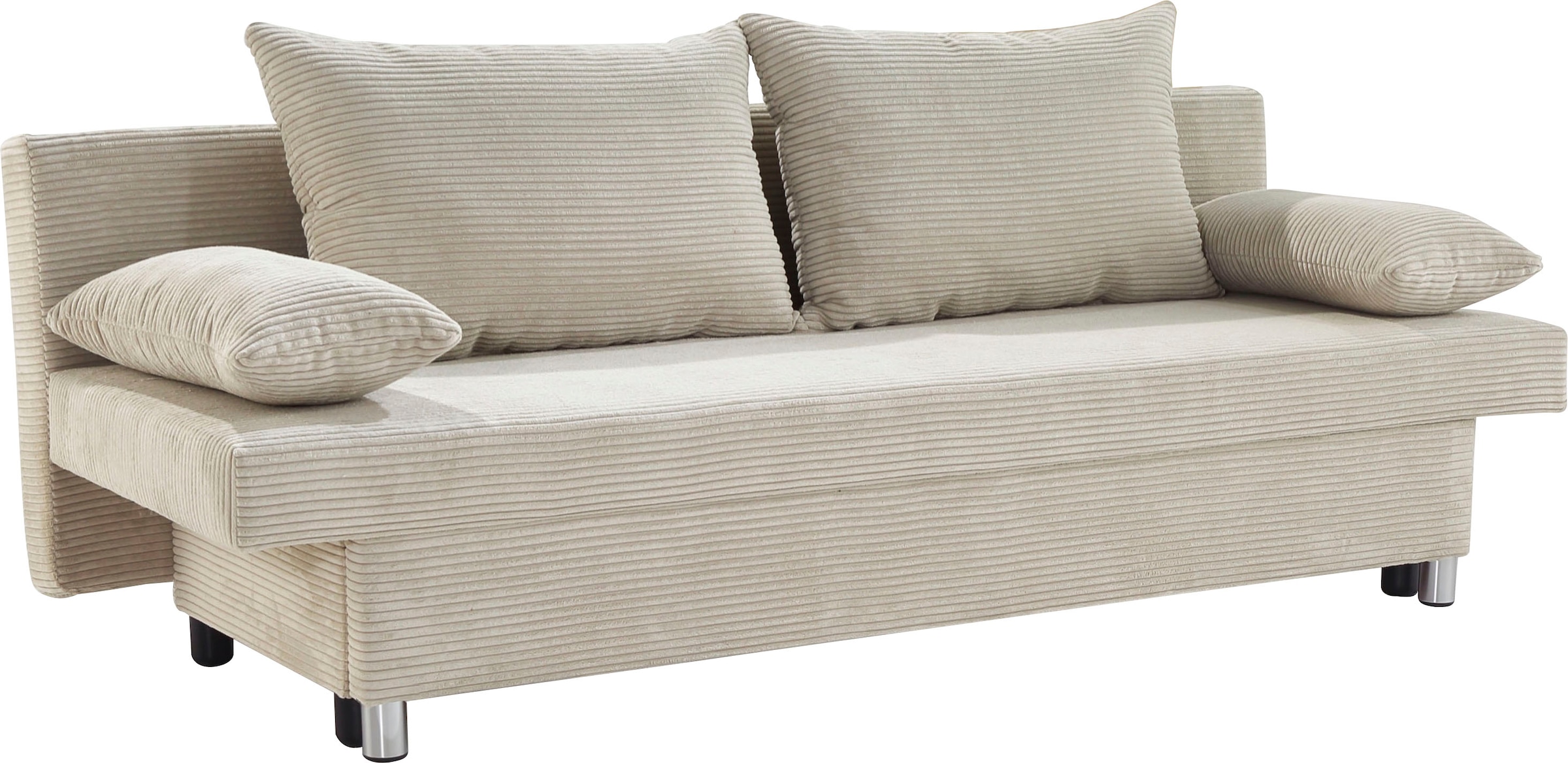 Jockenhöfer Gruppe Schlafsofa »B: 191 cm, Liegefl. 120x191 cm« mit Bettfunktion & Bettkasten