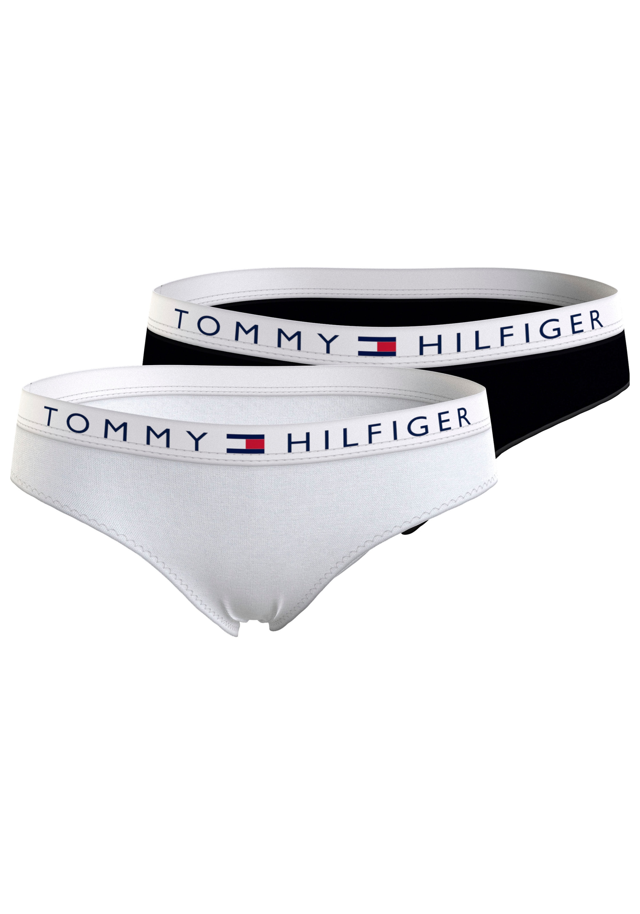 Bikinislip »2P BIKINI«, (Packung, 2er-Pack), mit Tommy Hilfiger Logo-Bund