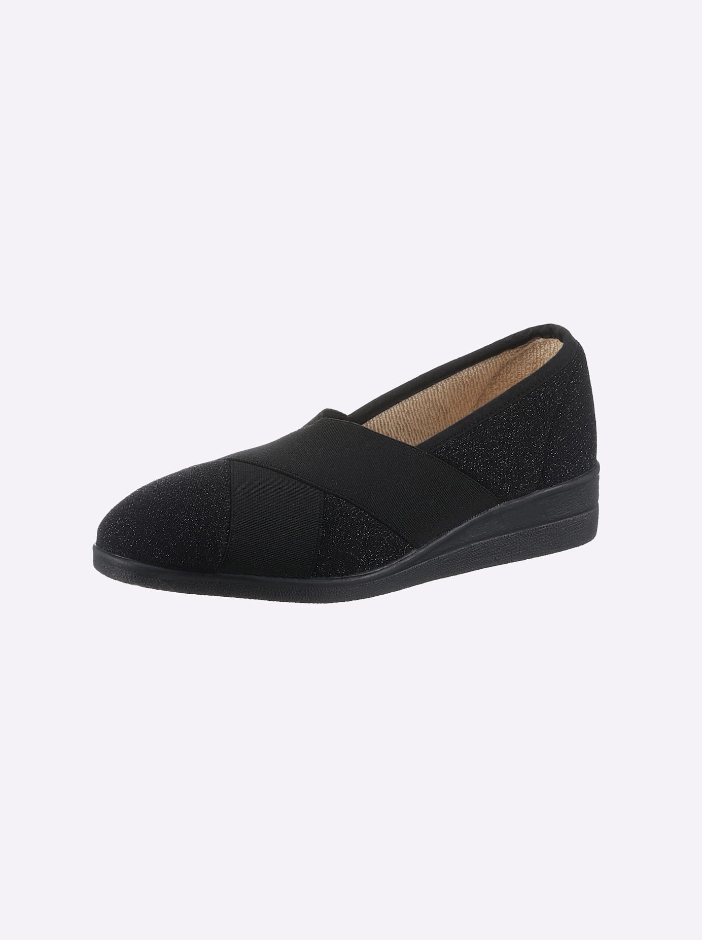 Casual Looks Damen Slipper in schwarz, Größe 38
