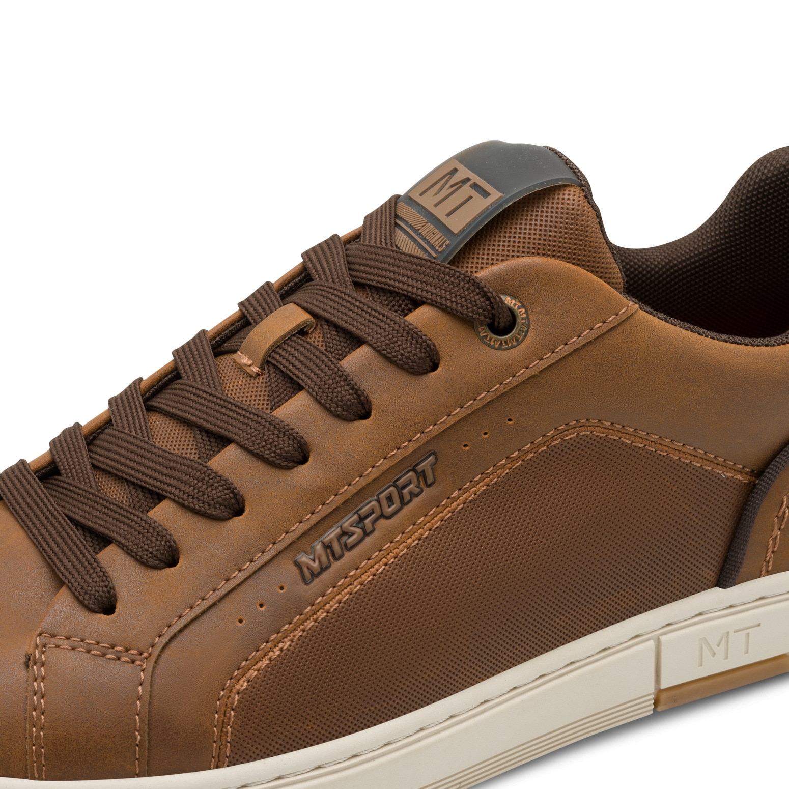 MARCO TOZZI Sneaker  , Freizeitschuh, Halbschuh, Schnürer mit Ziernähten und Kontrastbesatz