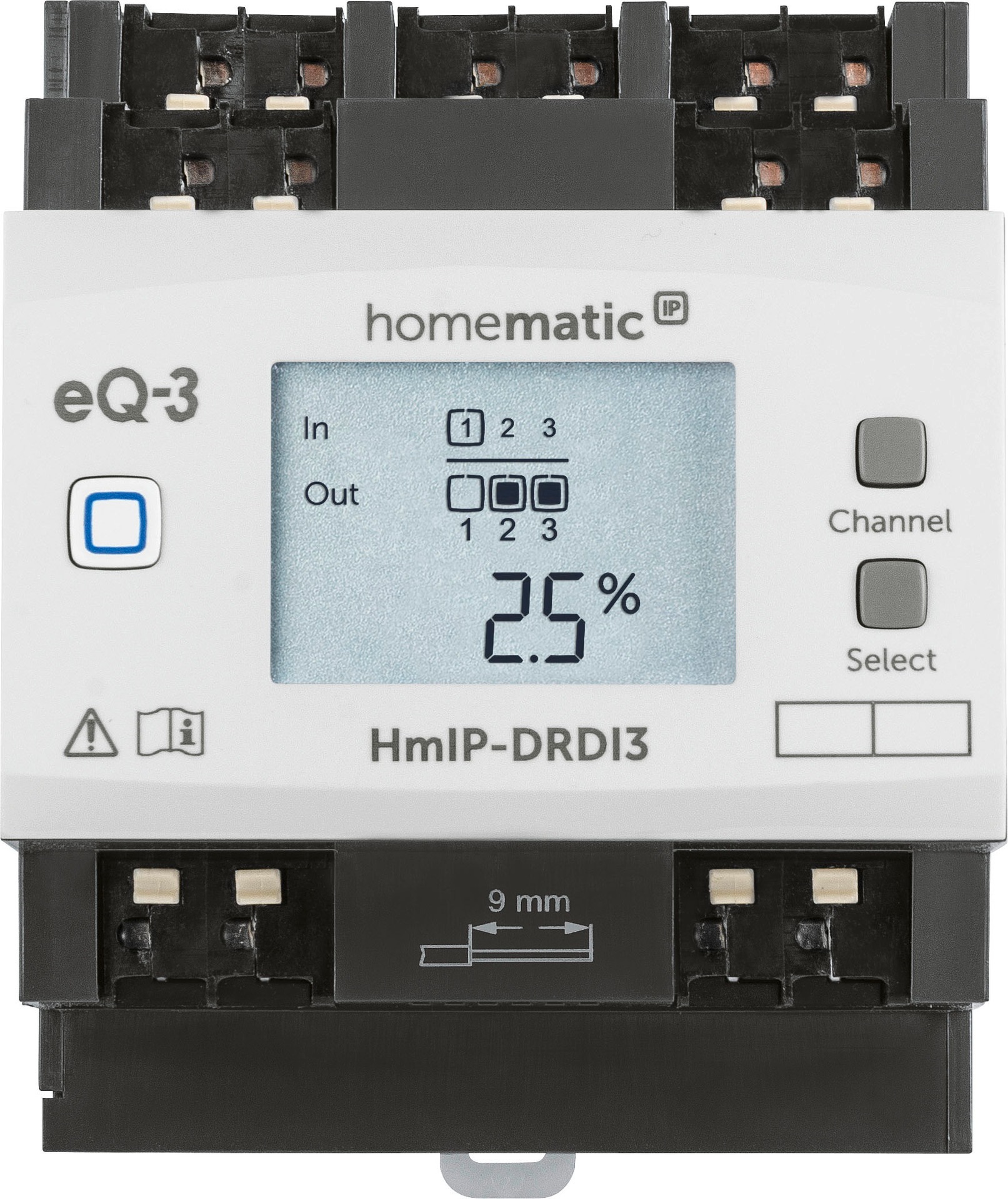 Homematic IP Smart-Home-Zubehör »Dimmaktor für Hutschienenmontage – 3-fach«