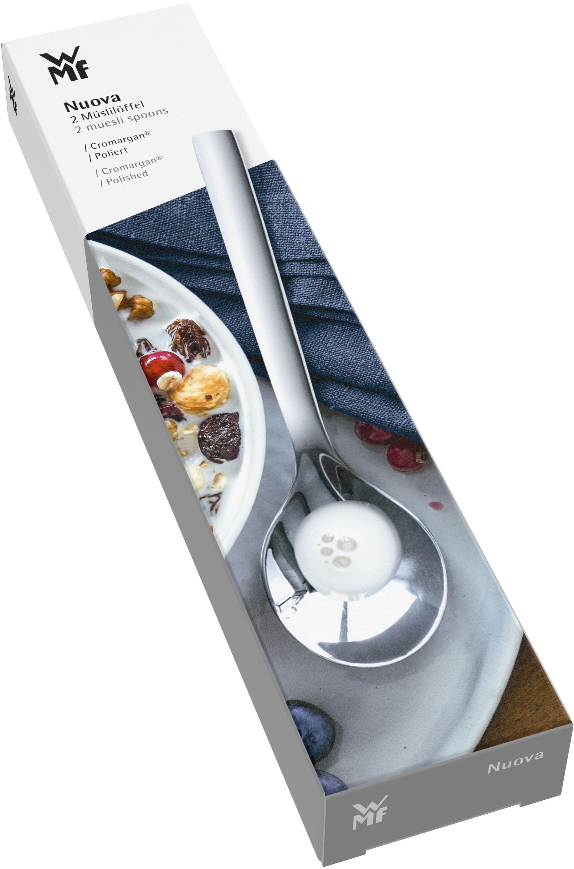 WMF Besteck-Set »Nuova« 2-tlg., 16,5 cm, Cromargan Edelstahl rostfrei, Geschenkverpackung