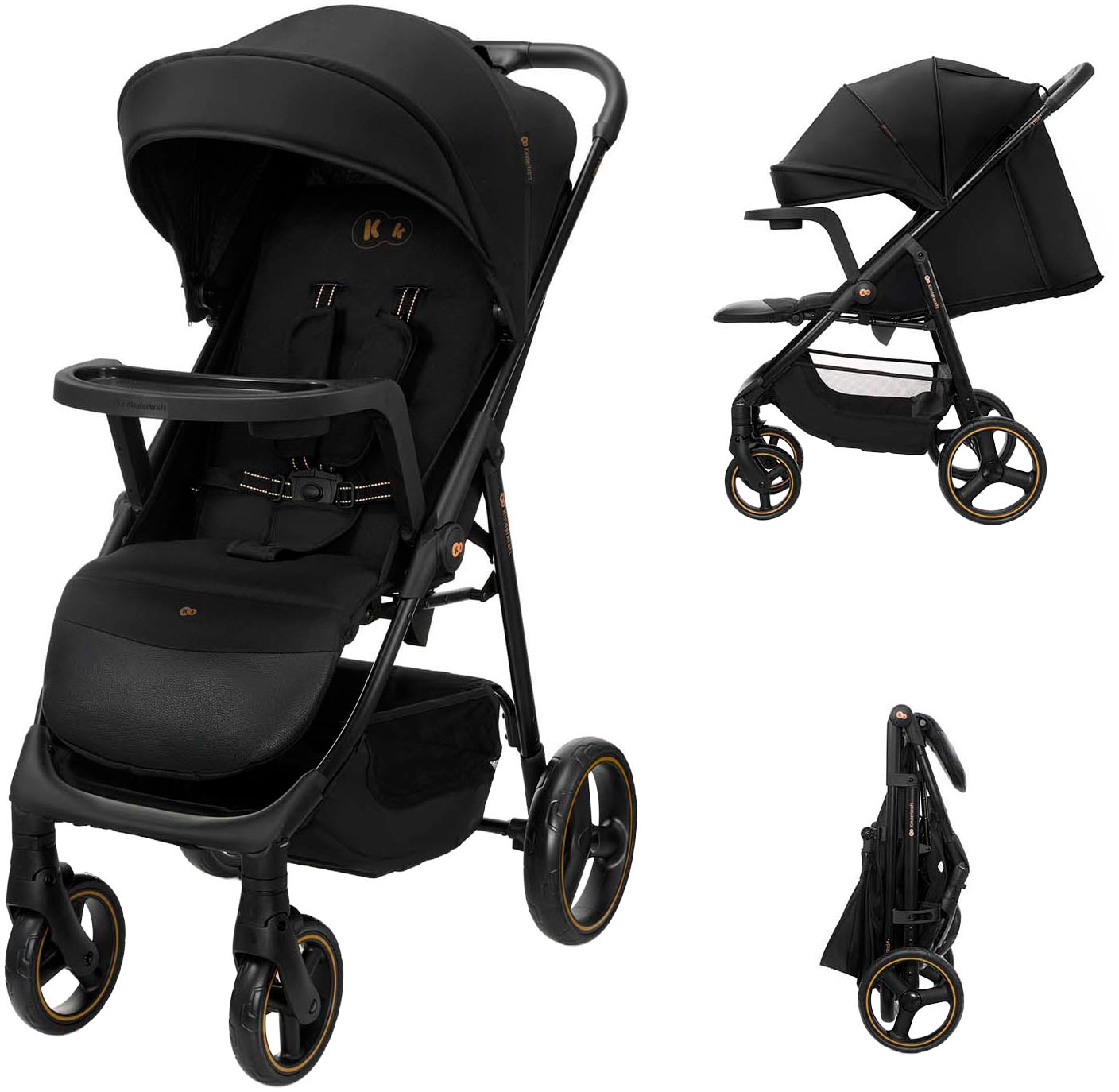 Kinderkraft Kinder-Buggy »TRIG 3 mit Snacktablett« 22 kg