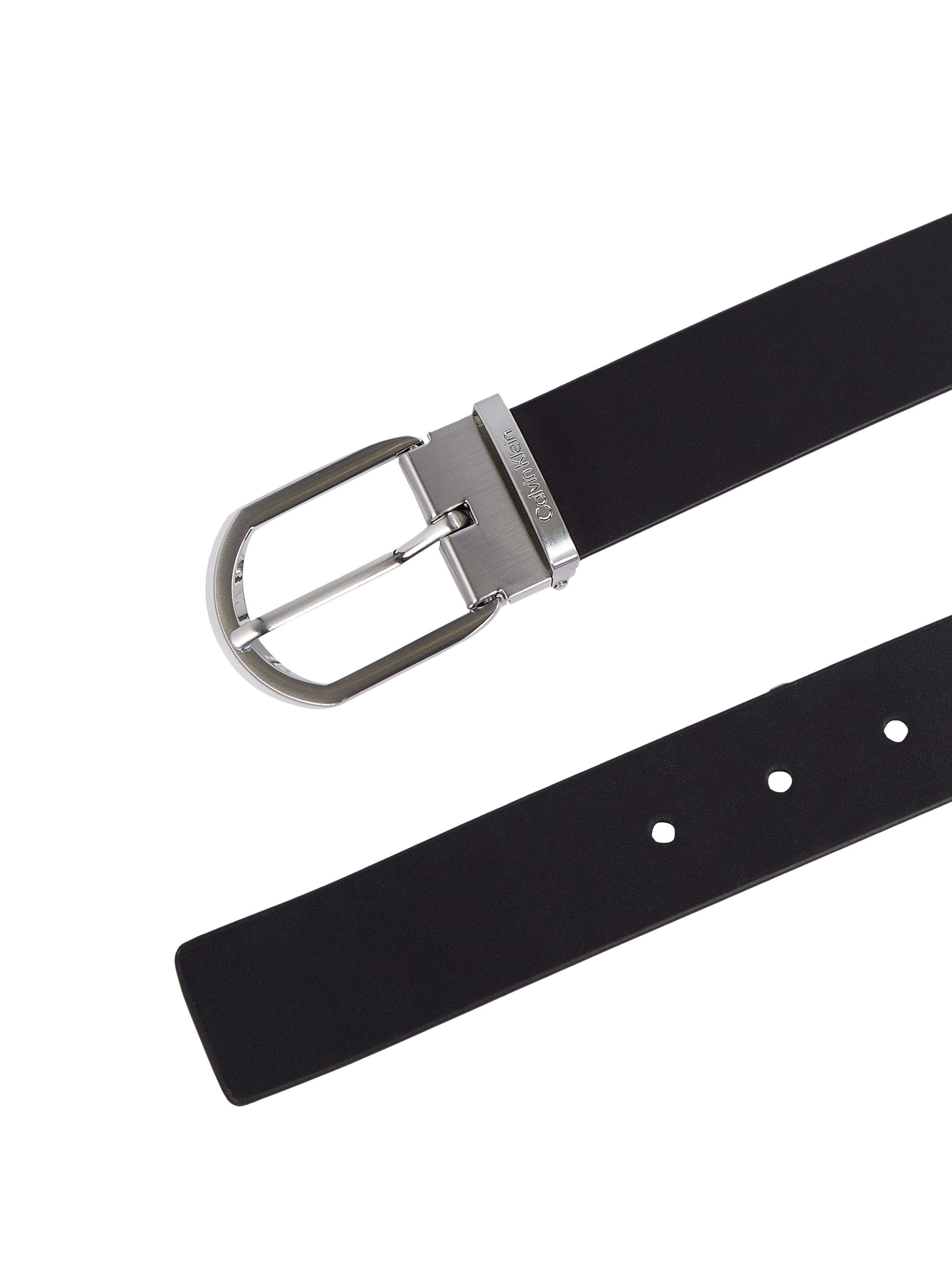 Calvin Klein Ledergürtel »ADJ CASUAL ROUND 35MM«, mit Logoprägung