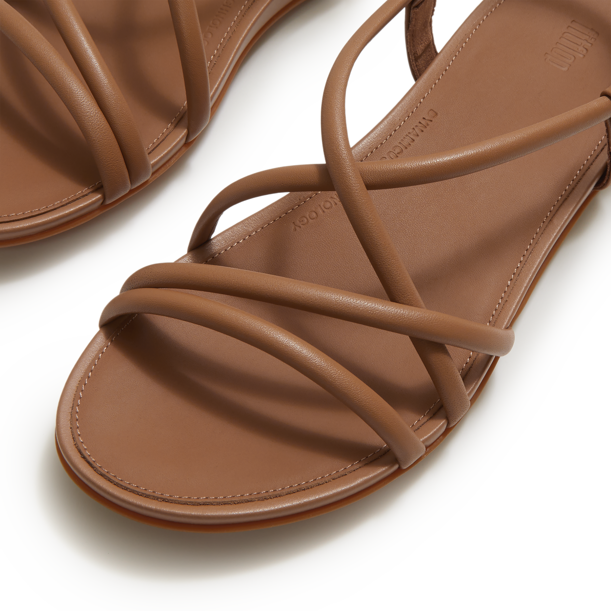 Fitflop Riemchensandale »GRACIE LEATHER STRAPPY BACK-STRAP SANDALS«  Keilabsatz, Sandalette mit verstellbarem Schnallenverschluss