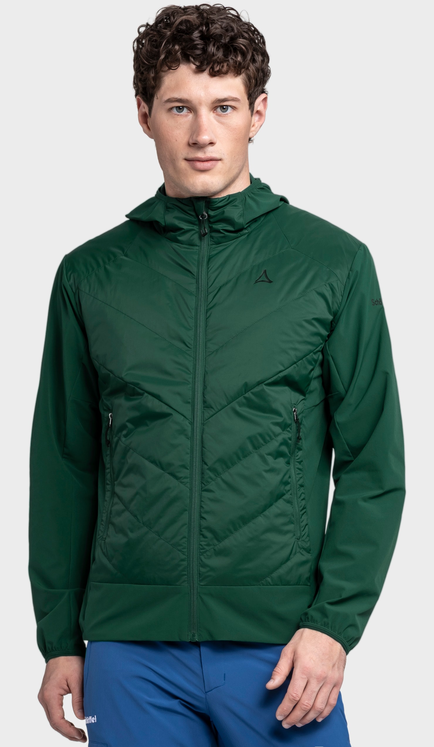 Schöffel Funktionsjacke »Hybrid Jk Style Blaueis MNS« mit Kapuze