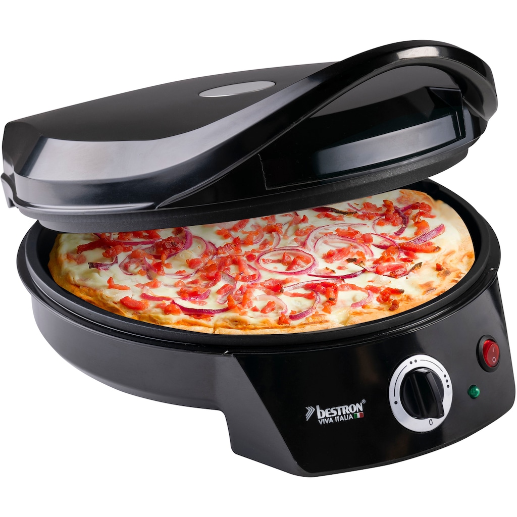 bestron Pizzaofen »APZ400Z Viva Italia«, Temperatureinstellung bis 230°C