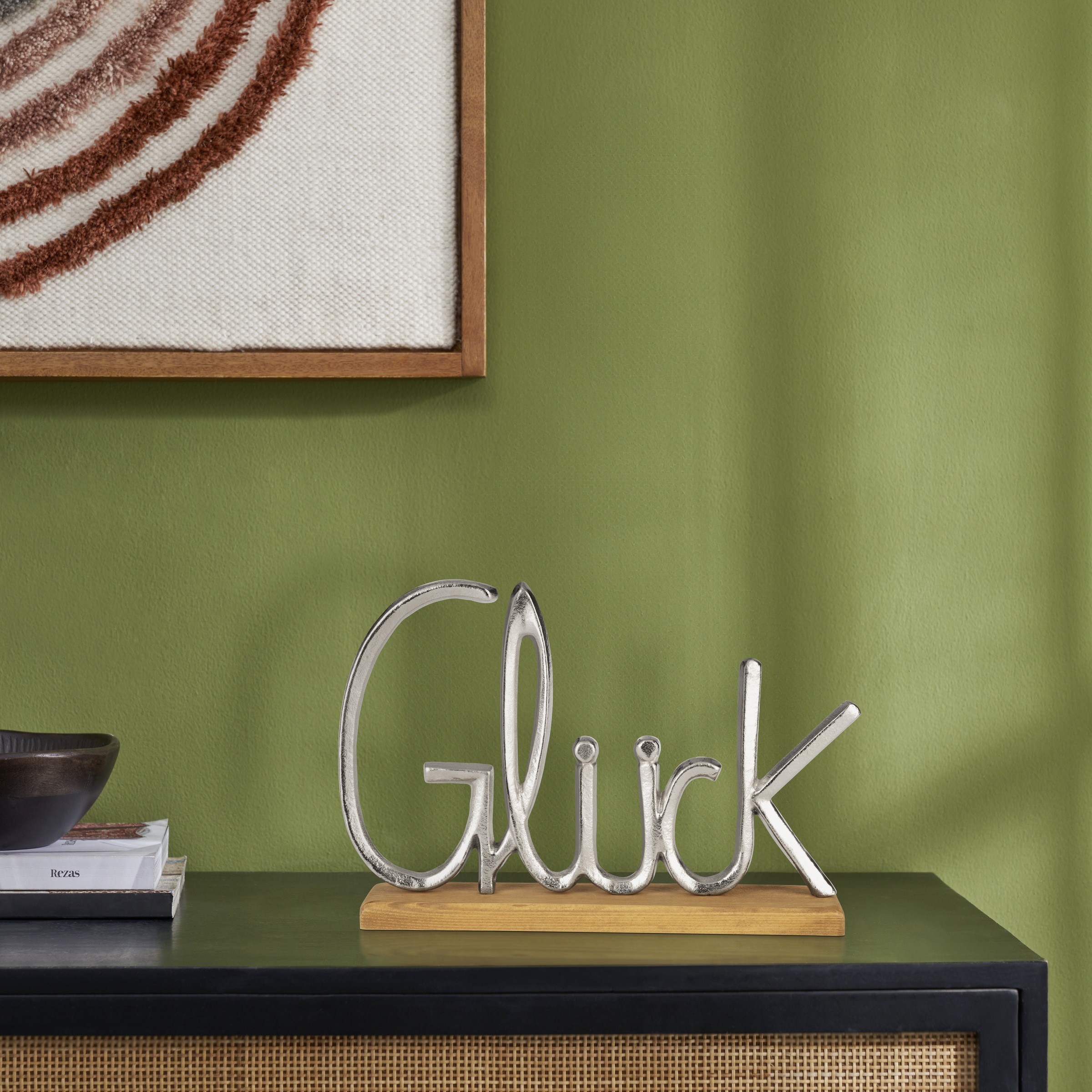 EGLO Living Deko-Schriftzug »SAHATAVY Deko-Objekt - Deko Accesoire - Chalet Romance« Deko wohnlich für Wohnzimmer, Schlafzimmer, Flur oder Arbeitszimmer