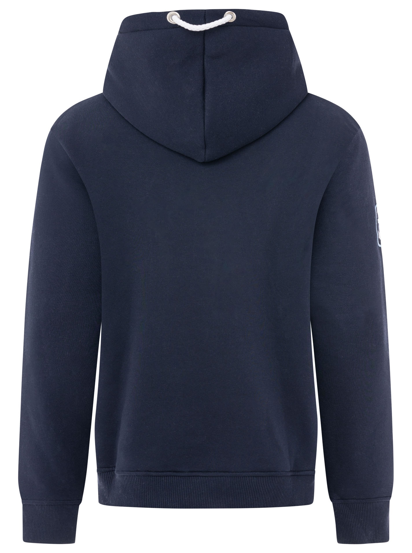 Zwillingsherz Hoodie »"Moin"«, mit gesticktem Schriftzug und Ankermotiv am Ärmel