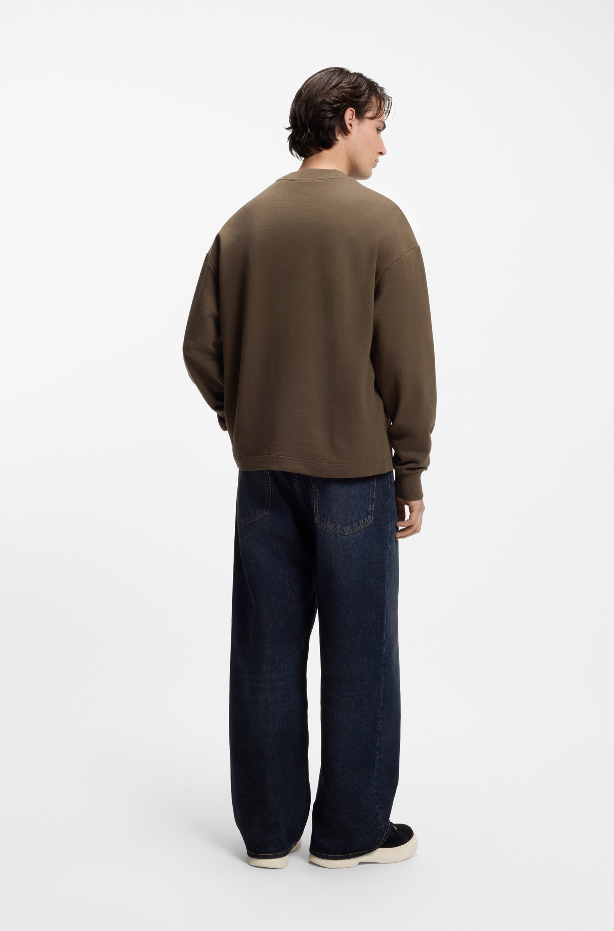 HUGO Sweatshirt »Nedro«, Rundhalsausschnitt, Regular Fit,  Logo-Patch

