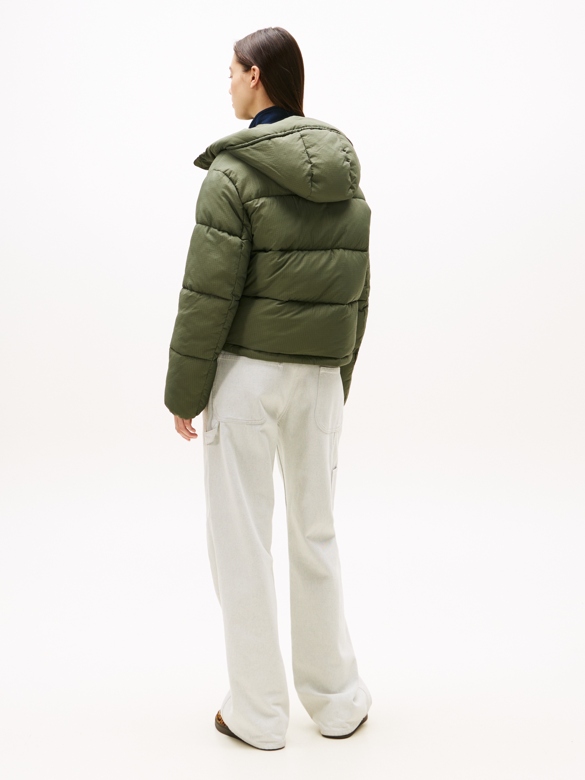 Tommy Jeans Steppjacke »TJW HOODED PUFFER JACKET« mit Kapuze