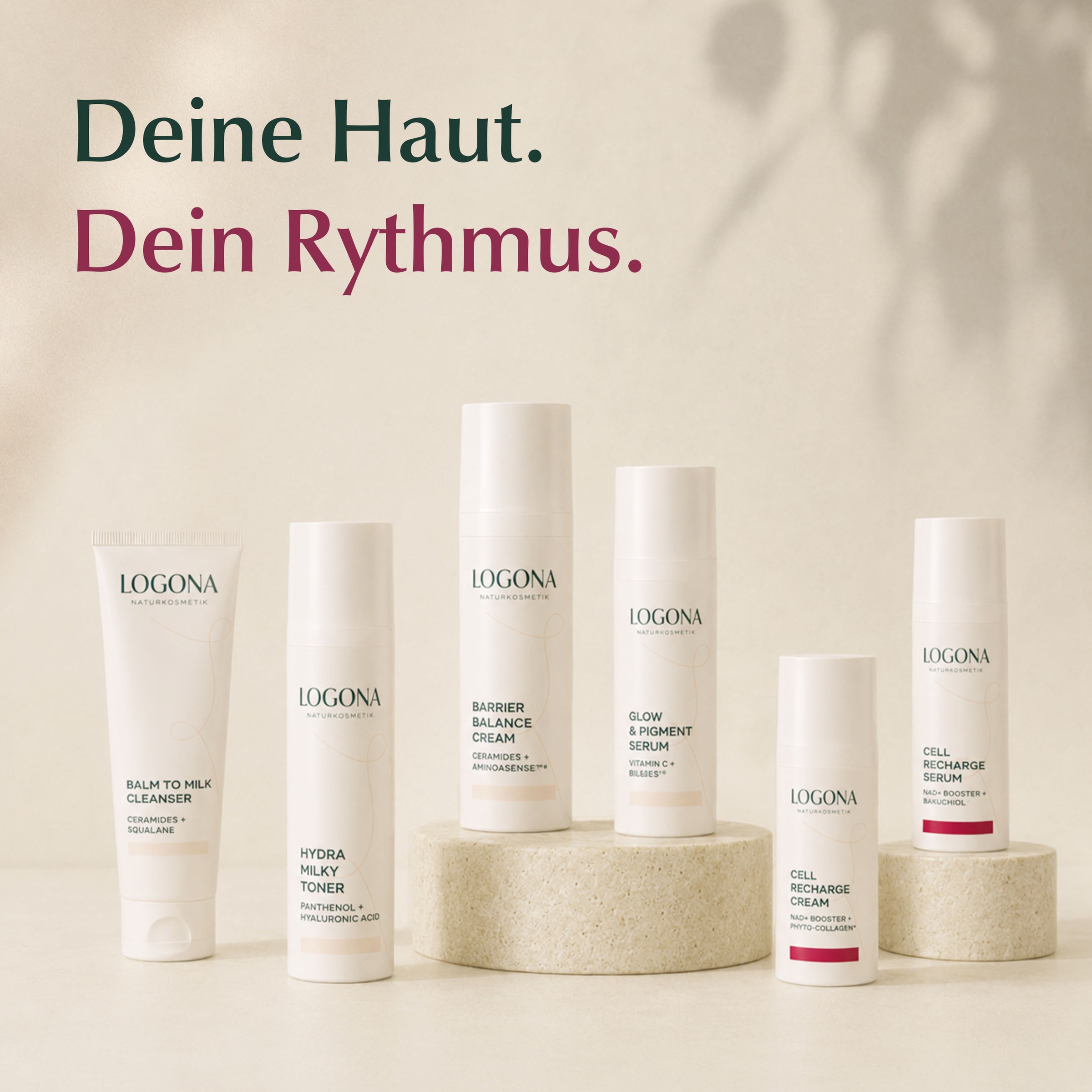 LOGONA Augen-Make-up-Entferner »HYDRA MILKY TONER« sanfte Reinigung im Augenbereich, milchige Fluid-Textur