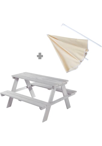 Garten-Kindersitzgruppe »Picknick for 4 Outdoor +«, (Set, 2 tlg.)