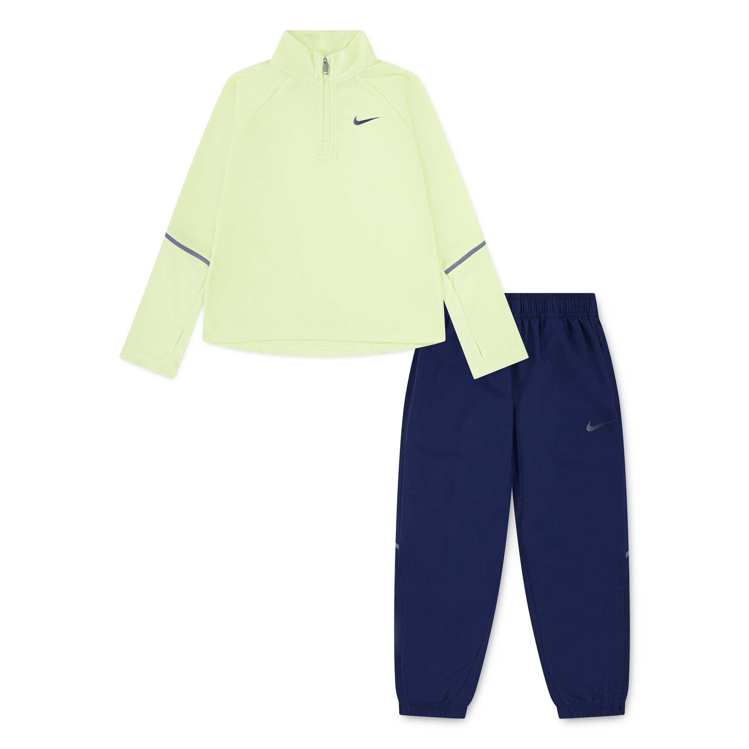 Nike Sportswear Trainingsanzug »NKB K NK DF MILER HZ TOP PANT« 2 zweiteiliger Anzug, für Kinder, leichtes Material, pflegeleicht