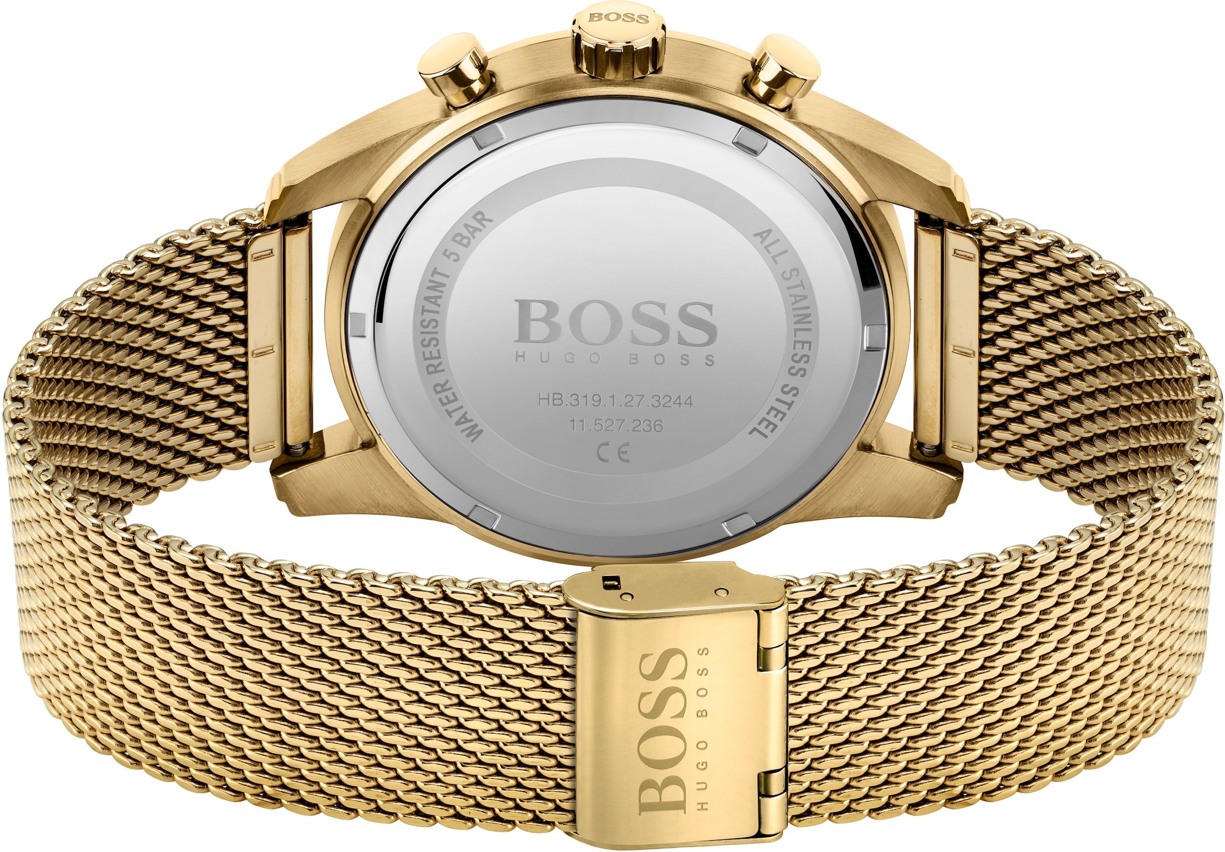 BOSS Chronograph »SKYMASTER, 1513838«, Quarzuhr, Herrenuhr, Armbanduhr, Stoppfunktion, Datum