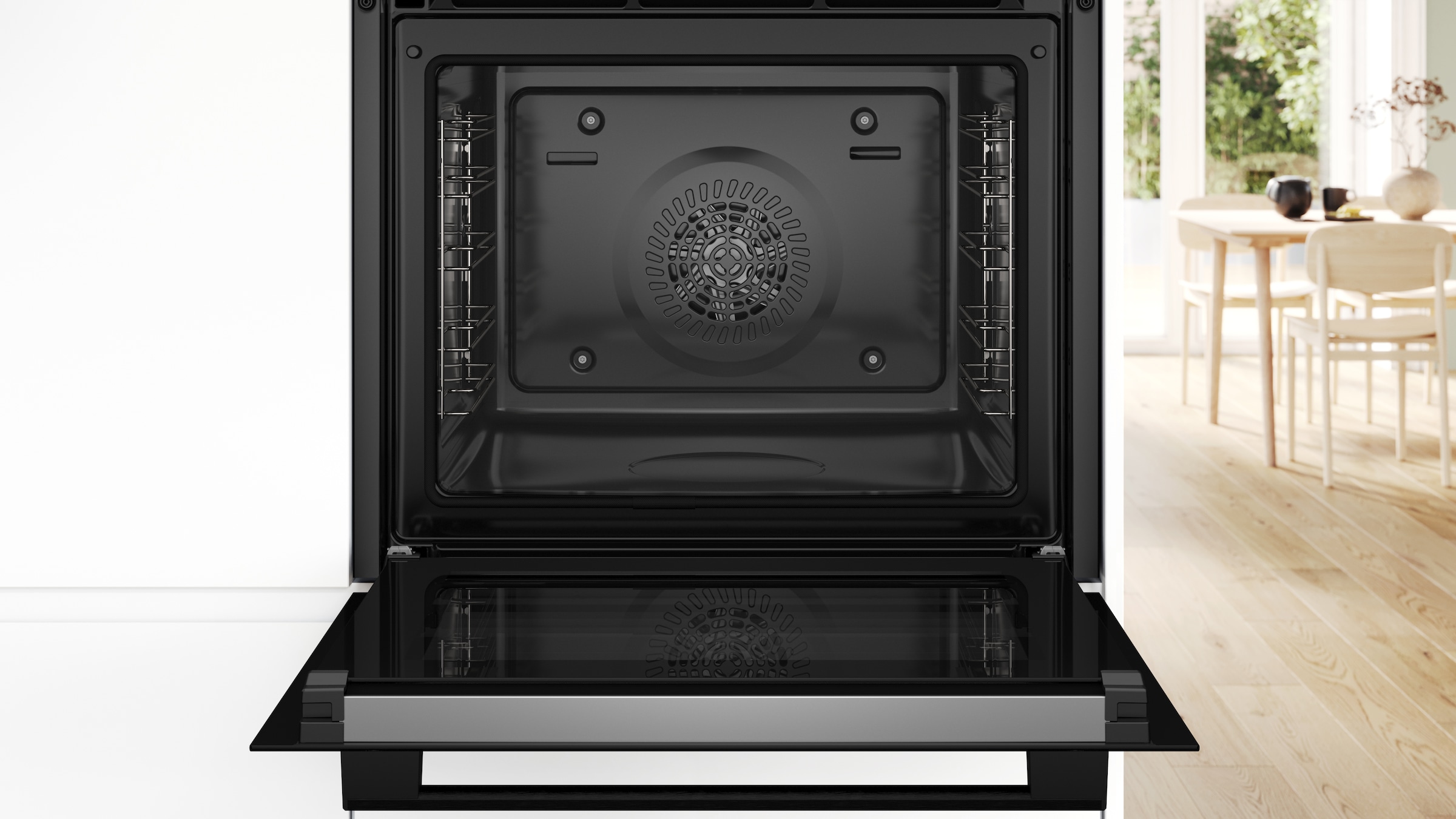 BOSCH Pyrolyse Backofen Serie 2 »HBA572BB4« mit Teleskopauszug nachrüstbar