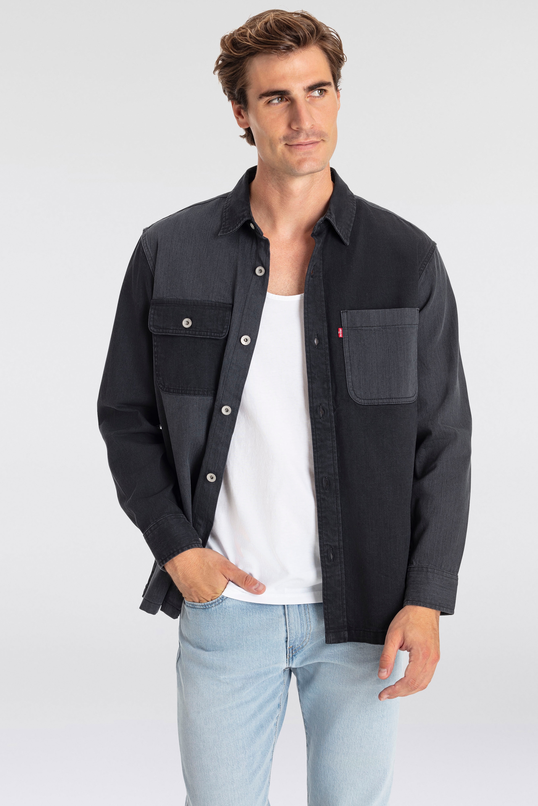 Levi's® Hemdjacke »UTILITY SHACKET«, ohne Kapuze, mit zwei Brusttaschen