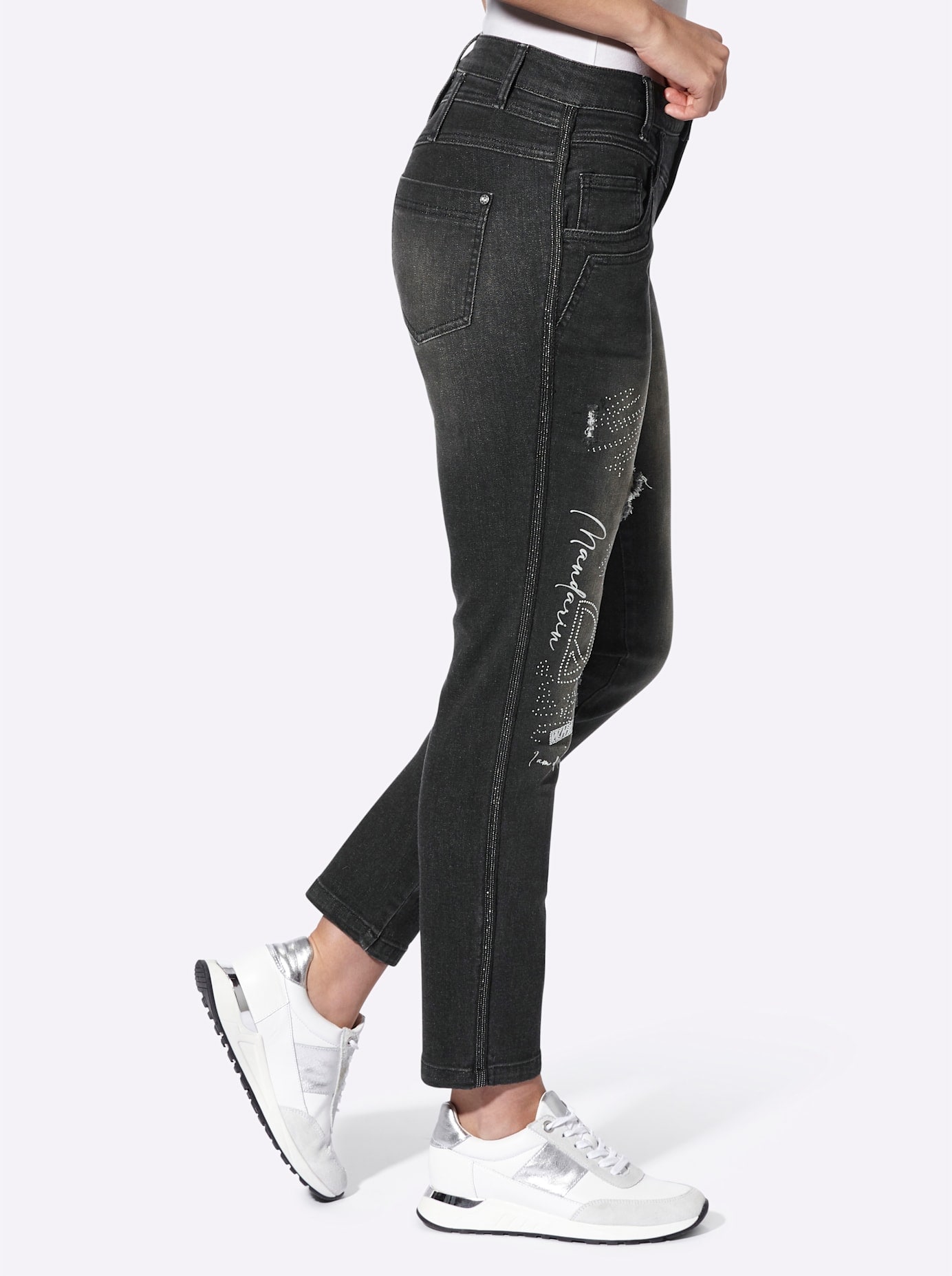 heine Röhrenjeans, (1 tlg.)