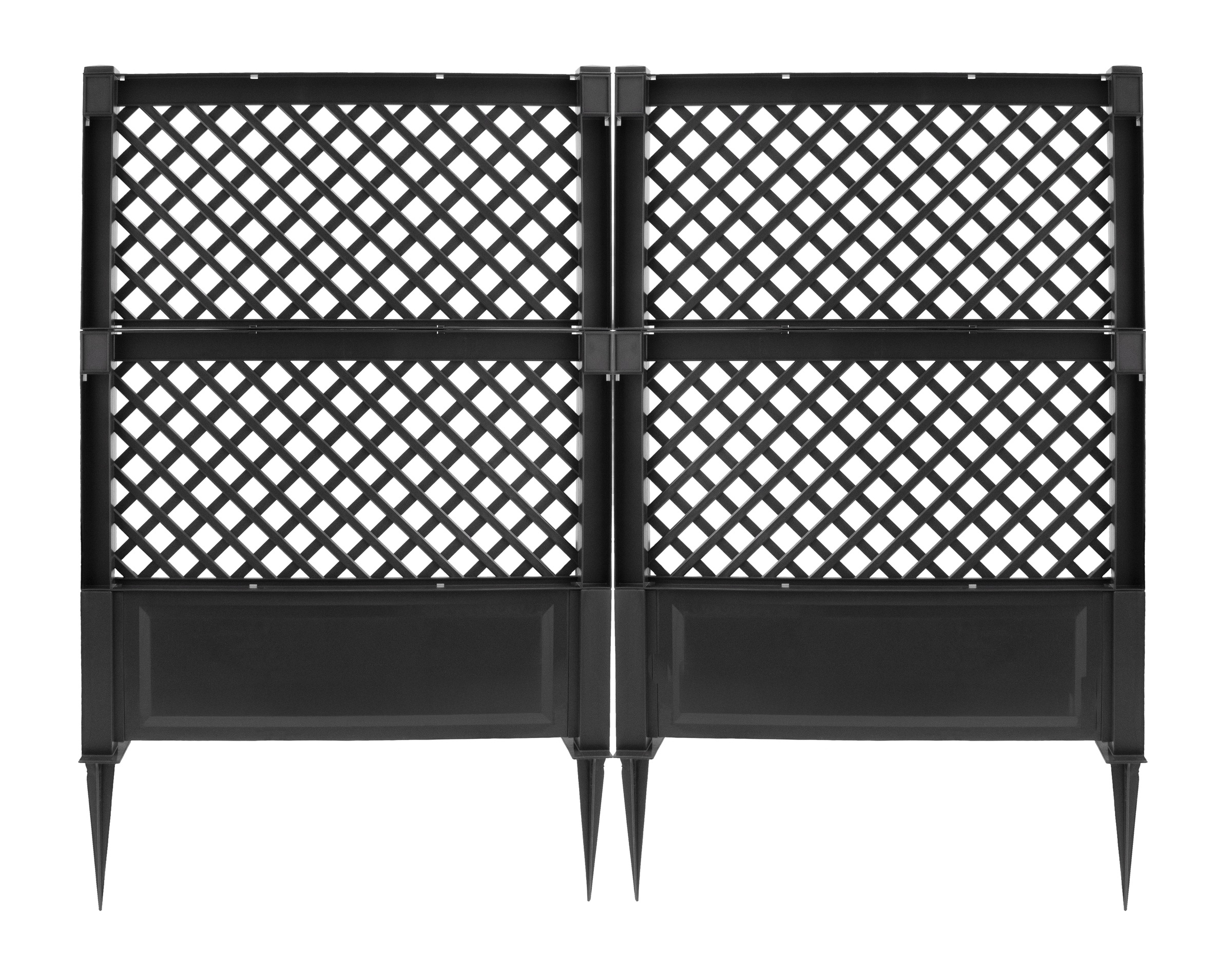 KHW Spalier 2er-Set mit Erdspießen, BxTxH: 100x6x140 cm