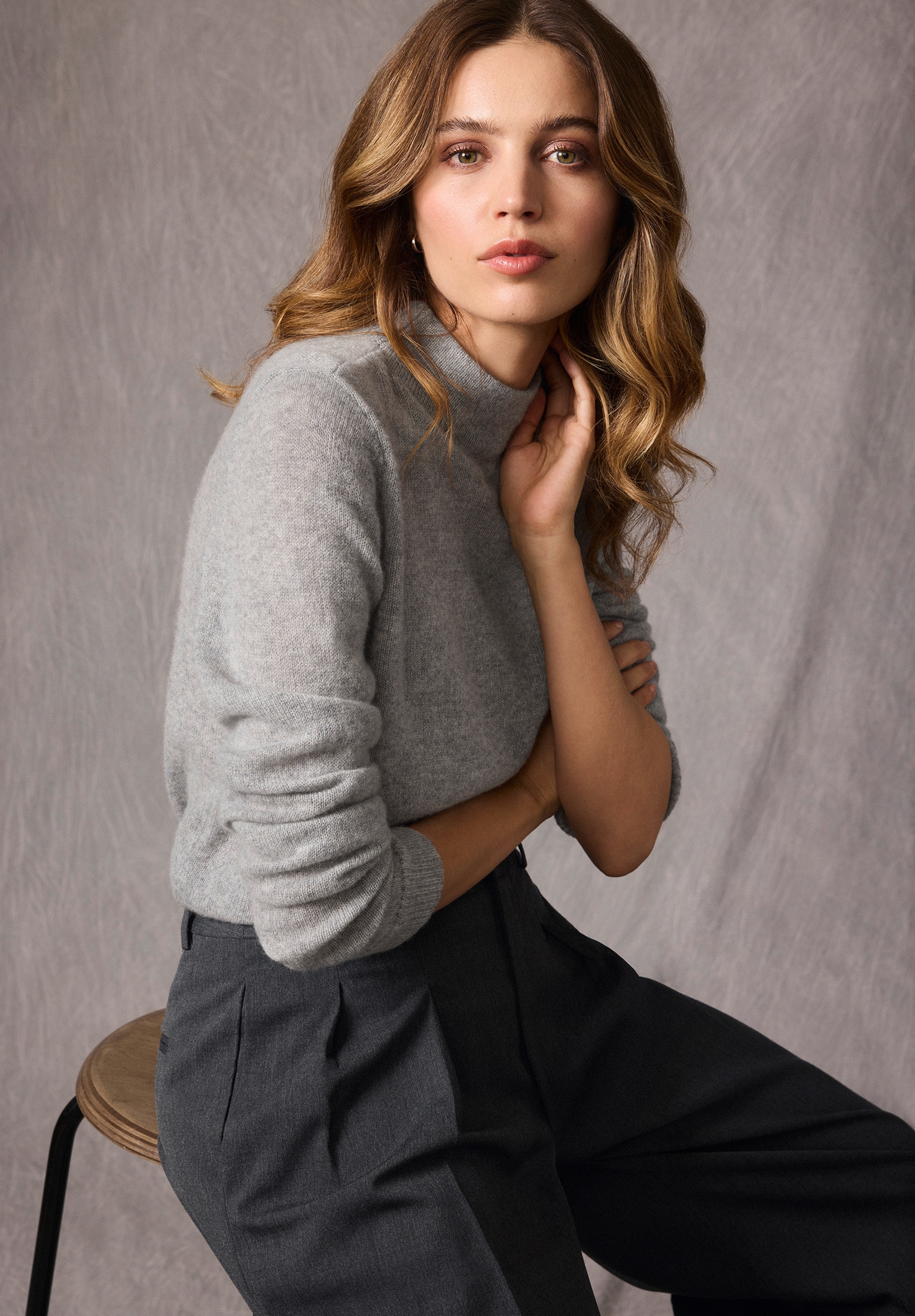 Betty Barclay Kaschmirpullover »Kaschmir-Pullover mit Stehkragen«