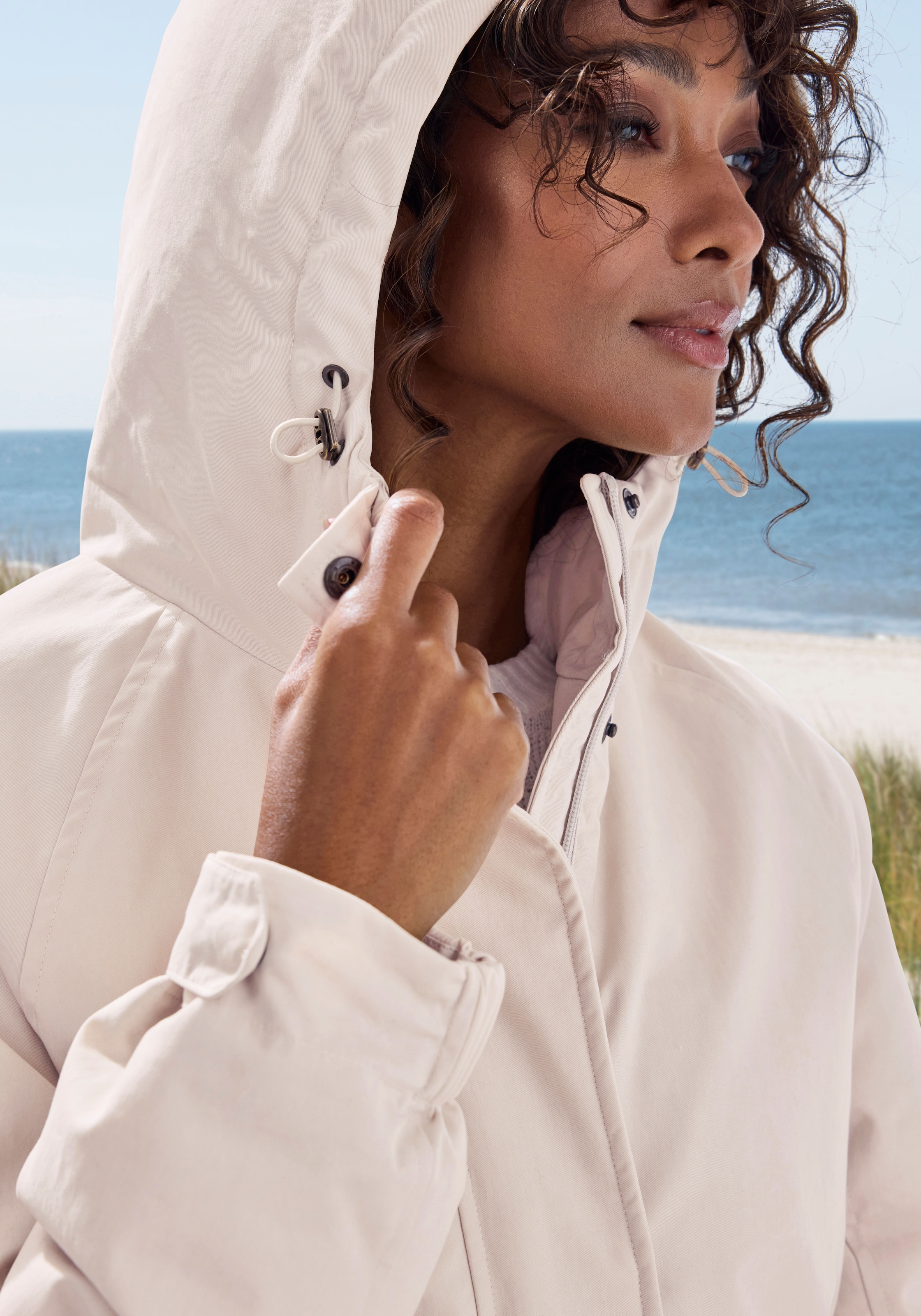 French Connection Parka mit Kapuze mit Teddyfell-Kapuze
