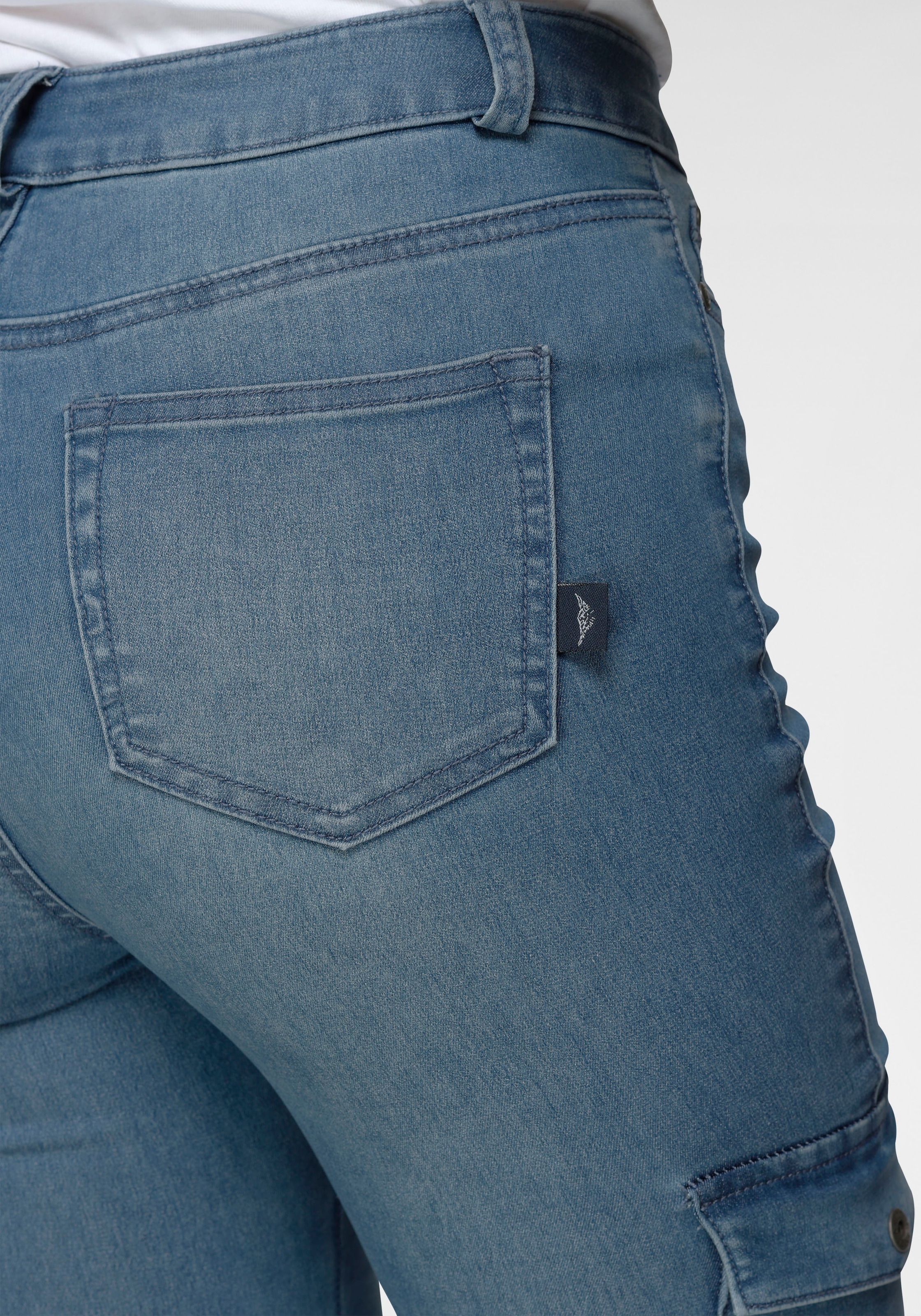 bestellen OTTO High Skinny-fit-Jeans im Arizona Stretch«, Cargotaschen Waist mit »Ultra Online Shop