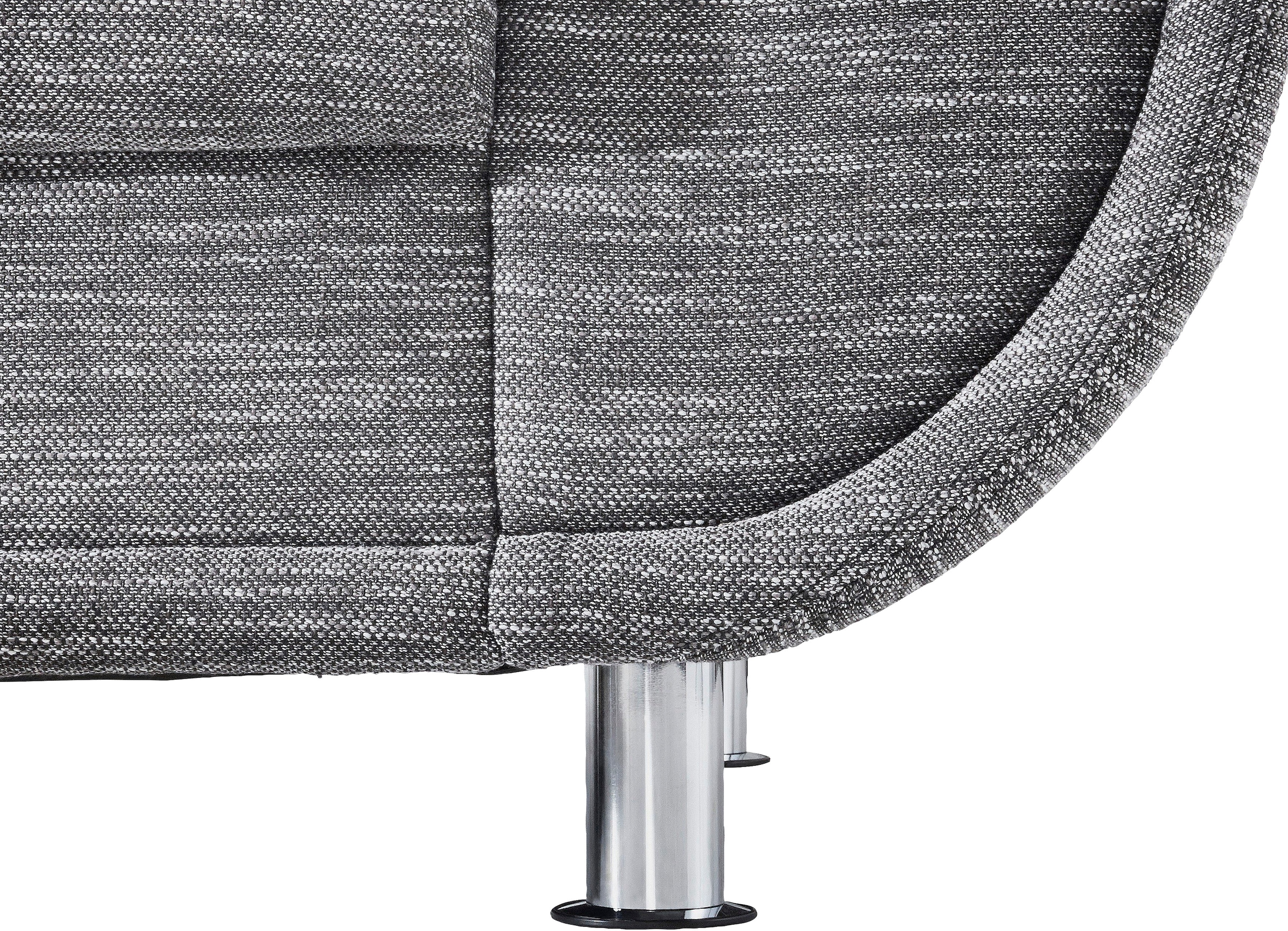 TRENDMANUFAKTUR Ecksofa »Rondo, zeitlos und elegant, bequem, L-Form«, wahlweise mit Federkern, wahlweise mit Bettfunktion