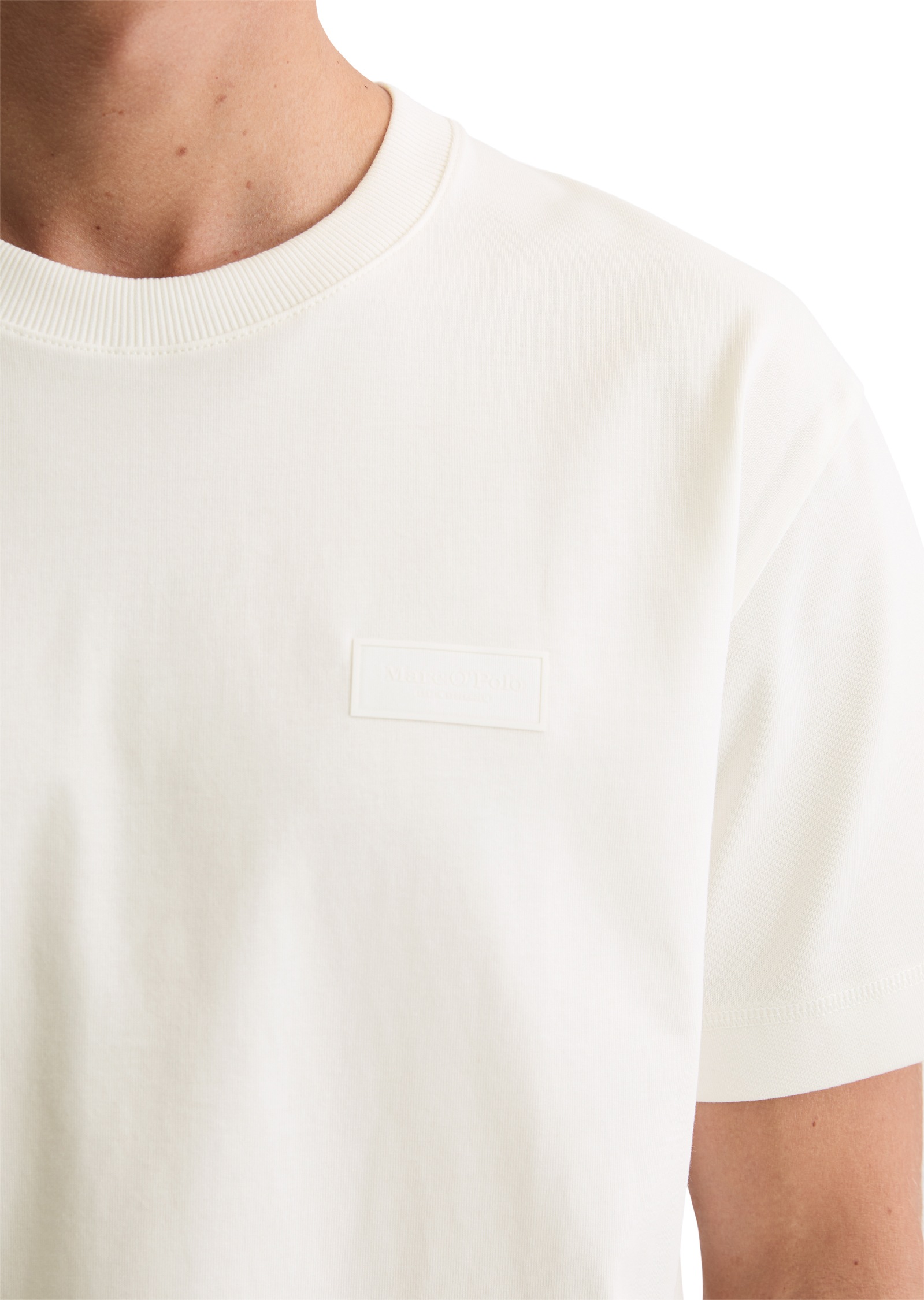 Marc O'Polo T-Shirt relaxed aus schwerem Bio-Baumwoll-Jersey