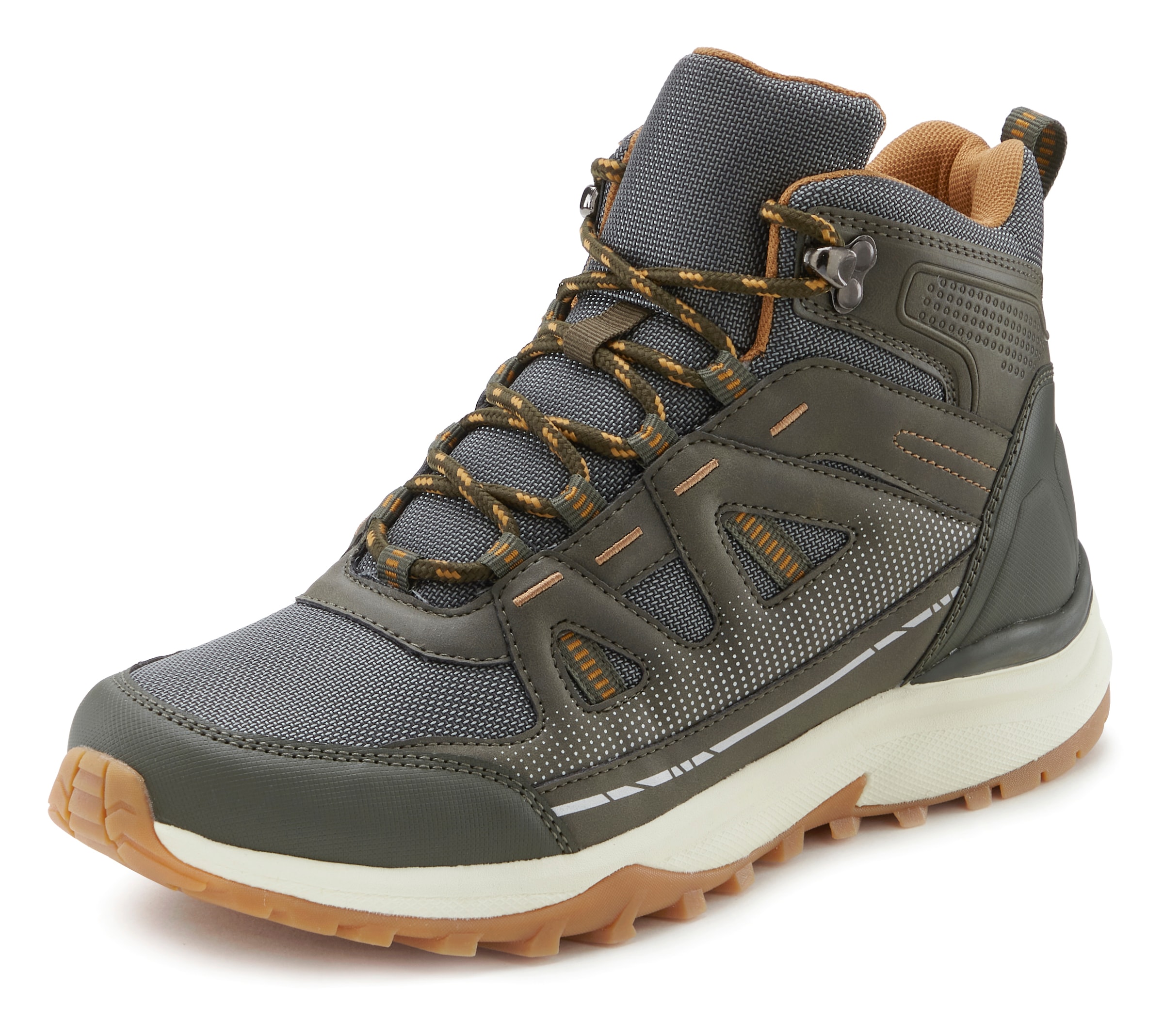 John Devin Schnürboots, Stiefel, Stiefelette, Wanderschuh, Outdoorstiefel VEGAN