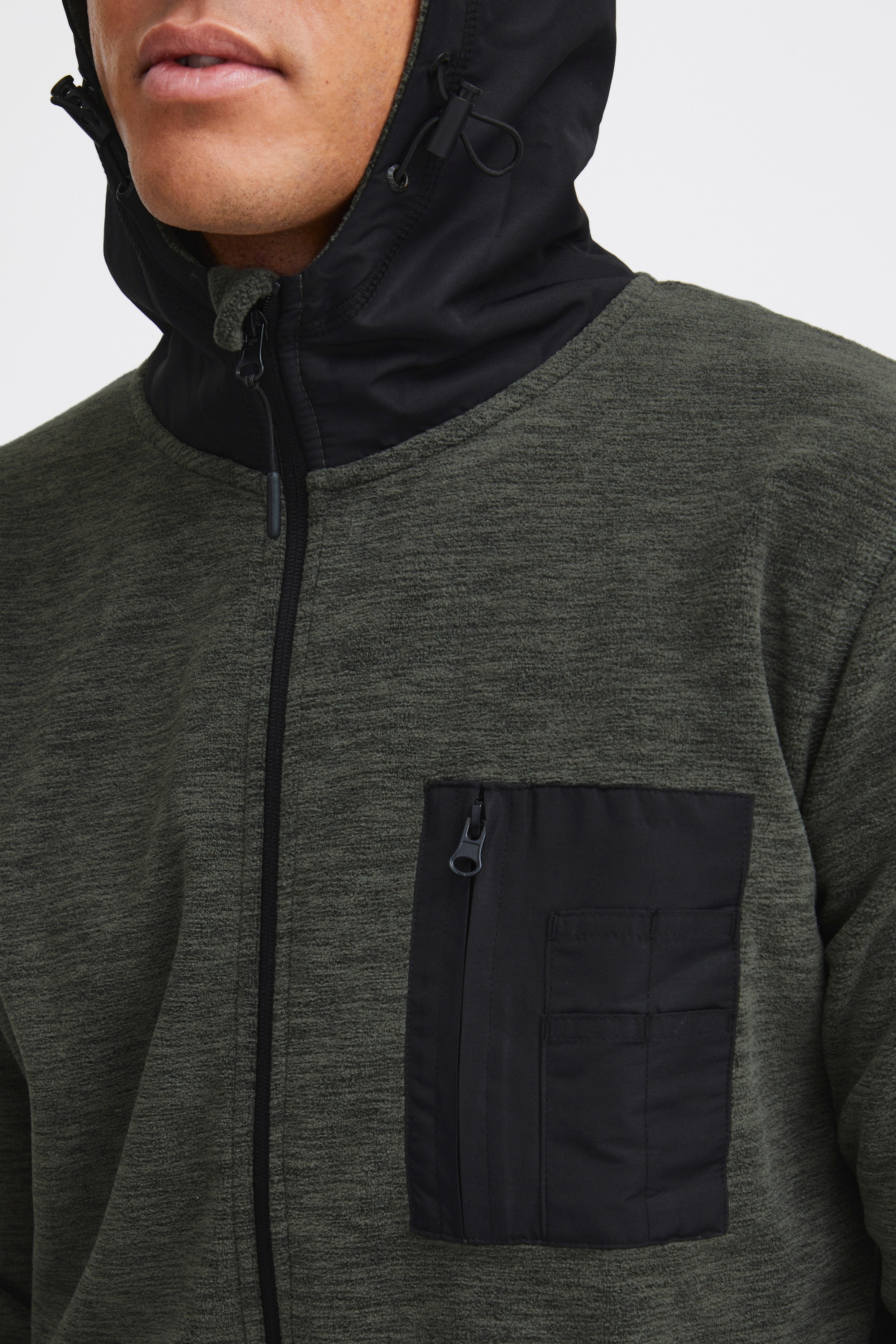 Indicode Fleecejacke »Fleecejacke IDWilmot«, mit Kapuze