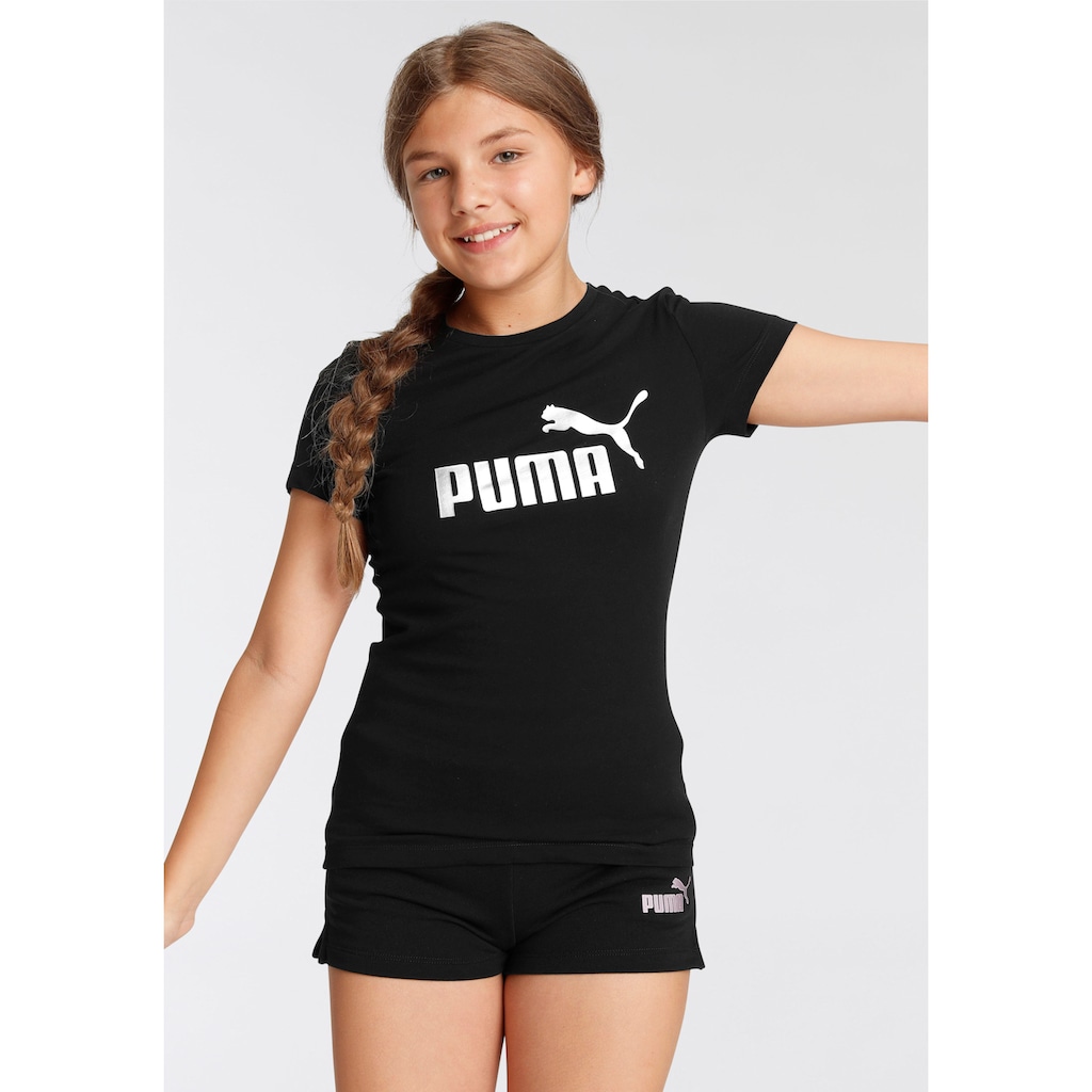 PUMA T-Shirt »ESS+ LOGO TEE G«