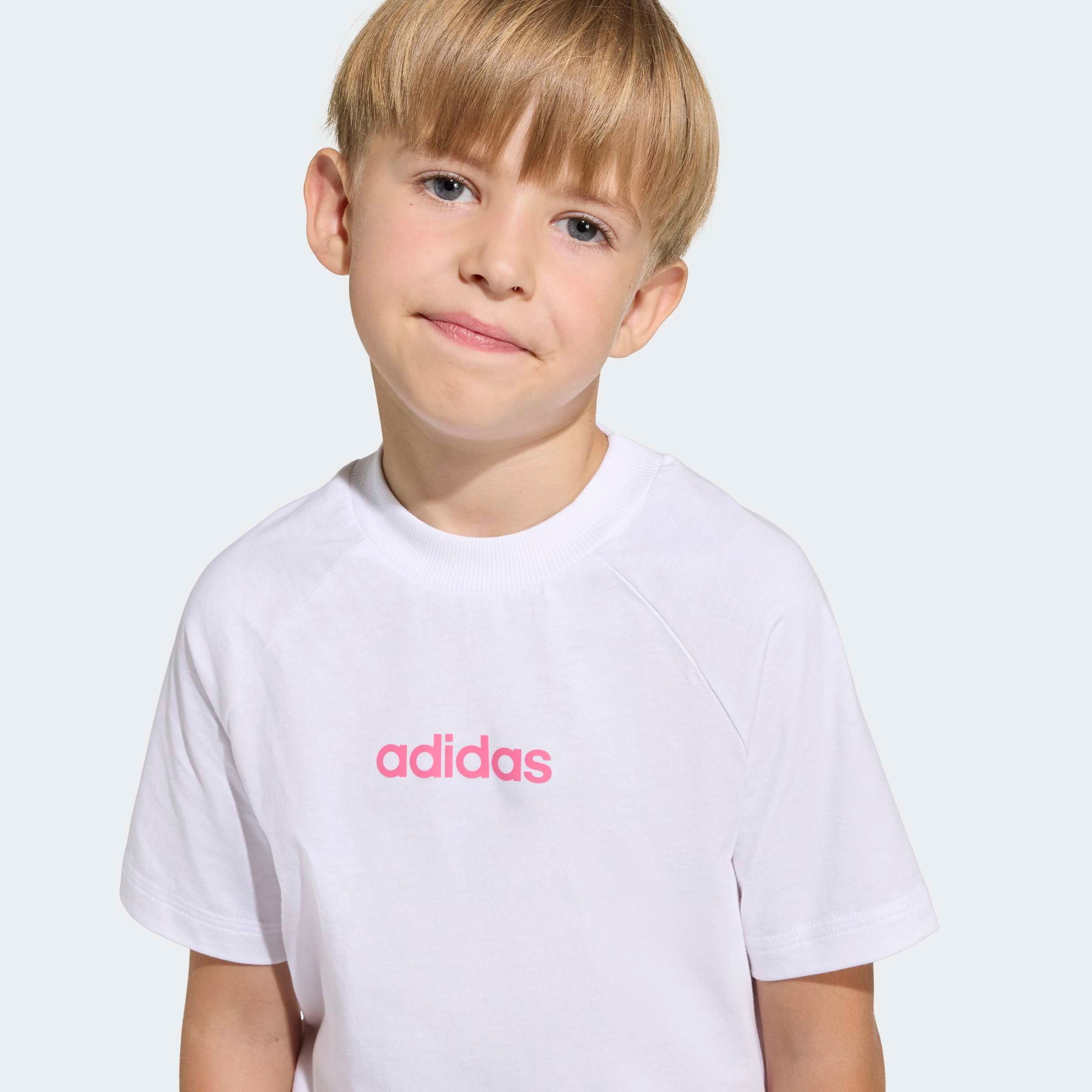 adidas Sportswear T-Shirt »LK LIN TEE 160« für Kinder, Rundhalsausschnitt, ohne Verschluss, weiches Material