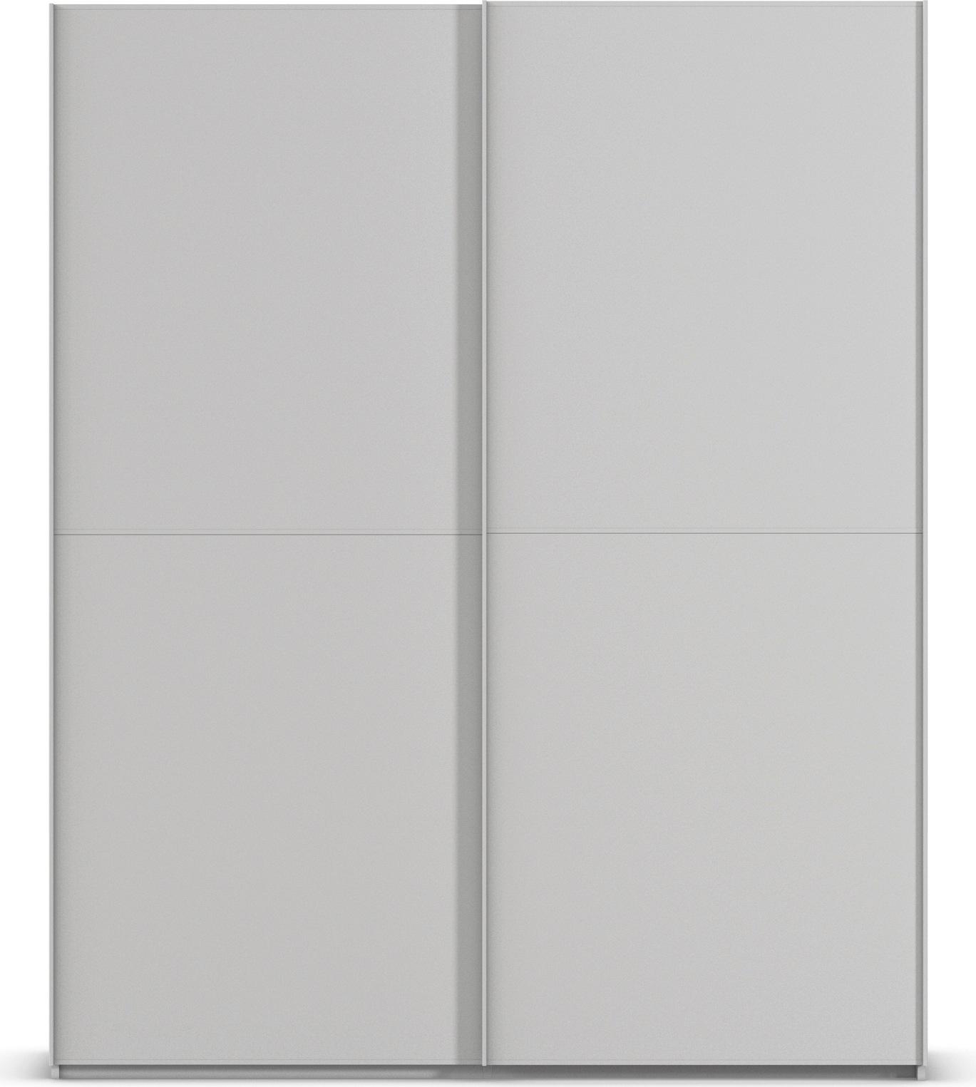 rauch Schwebetürenschrank »Kleiderschrank Schrank Garderobe Schlafzimmerschrank SCALE-DUO« edle zweigeteilte Türen und 3 Zierleisten MADE IN GERMANY