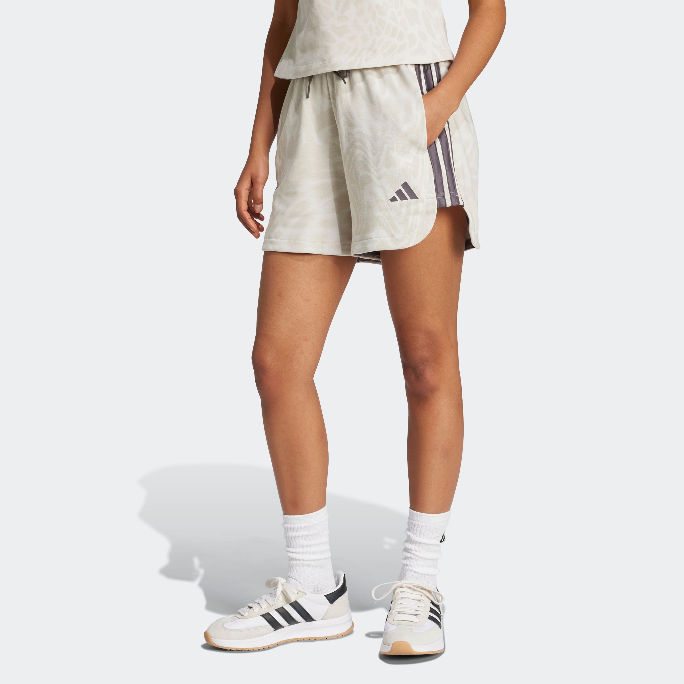 adidas Sportswear Shorts »W AOP 3S SH«, (1 tlg.)