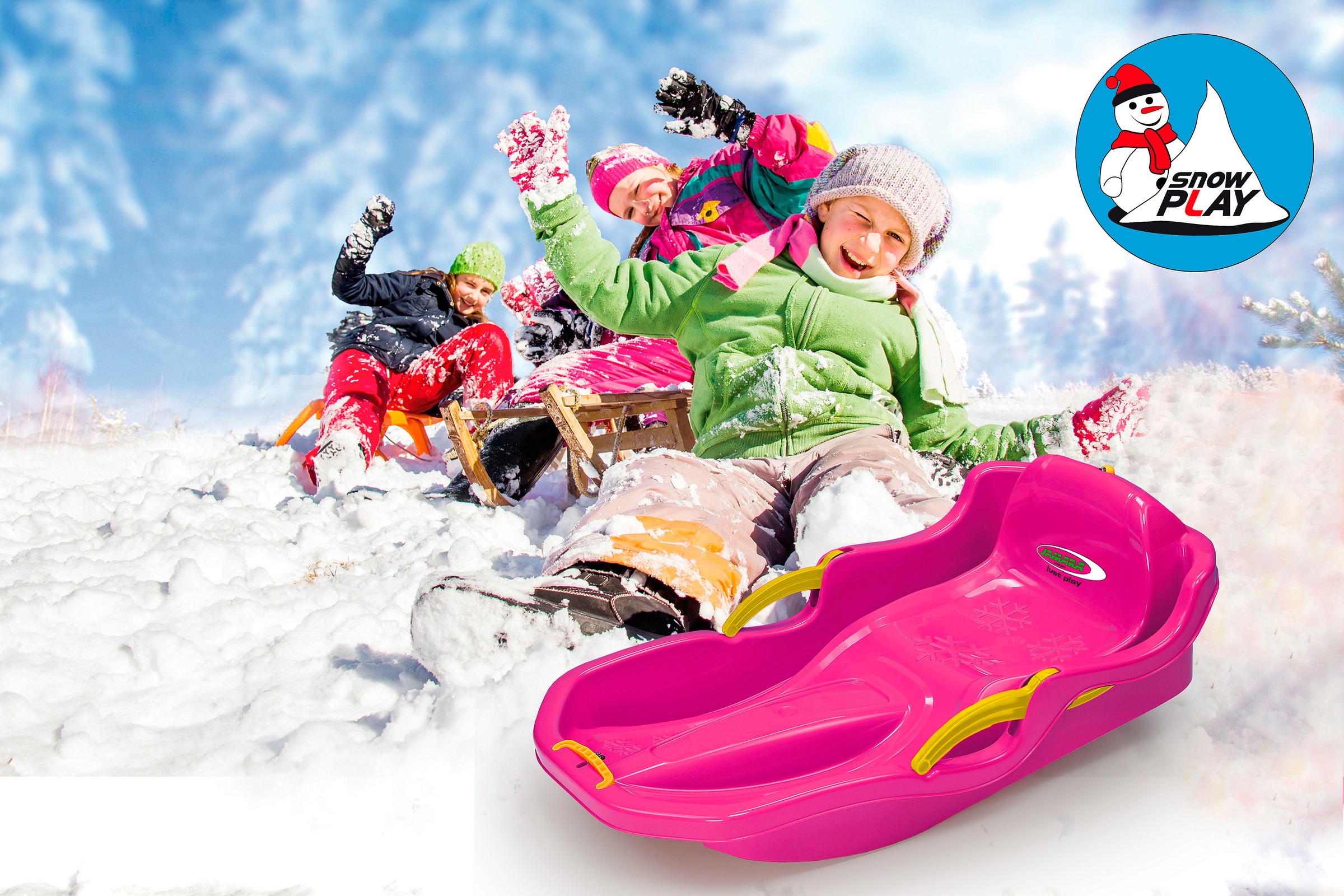 Jamara Bob »Snow Play Bob Comfort 80 cm, mit Bremse« Made in Europe