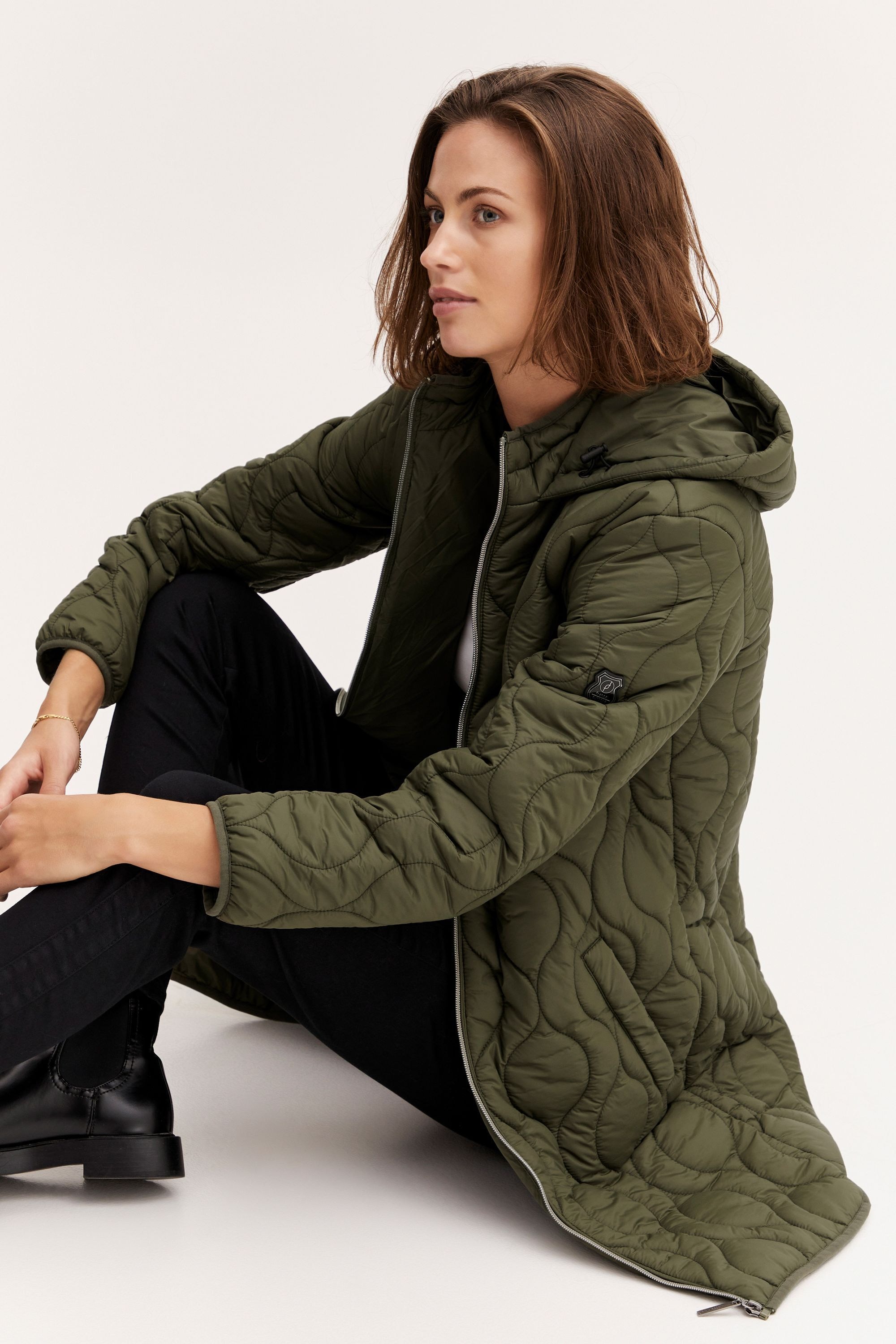 fransa Steppjacke »Steppjacke FRPadma«, mit Kapuze