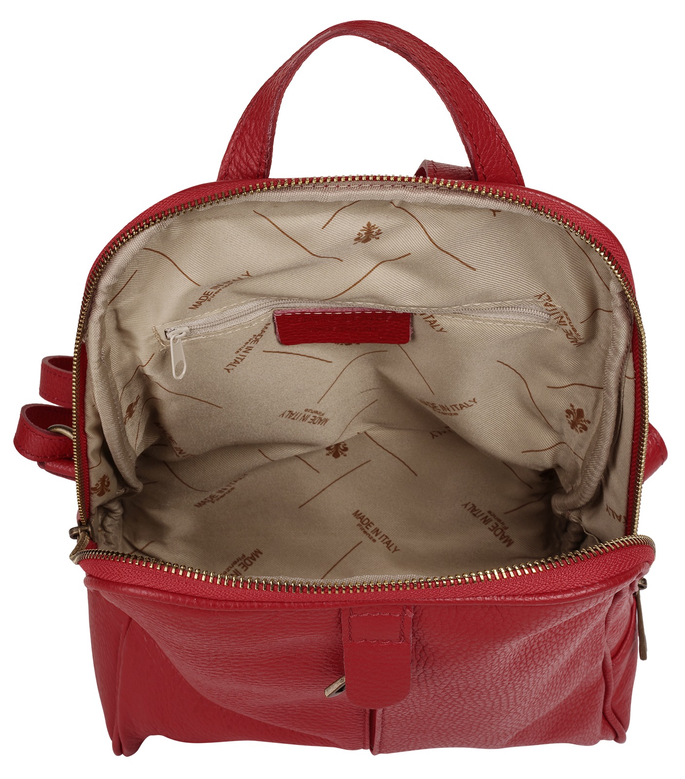 Samantha Look Cityrucksack, echt Leder, Made in Italy