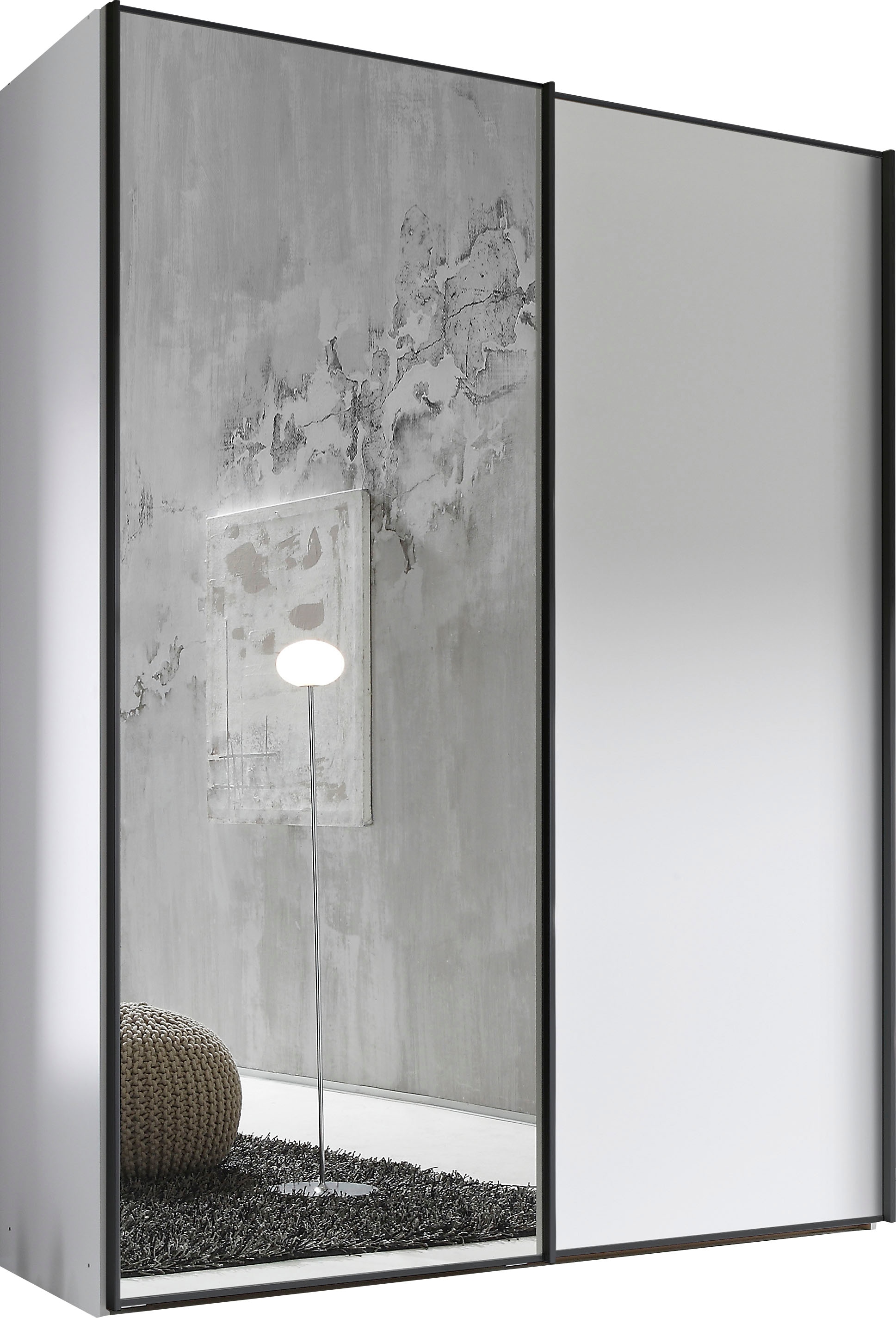 STAUD Schwebetürenschrank »Sinfonie Plus, edles Design in hochwertiger Qualität, Made in Germany« Mit Spiegeltüre und vier verschiedenen Ausstattungsvarianten