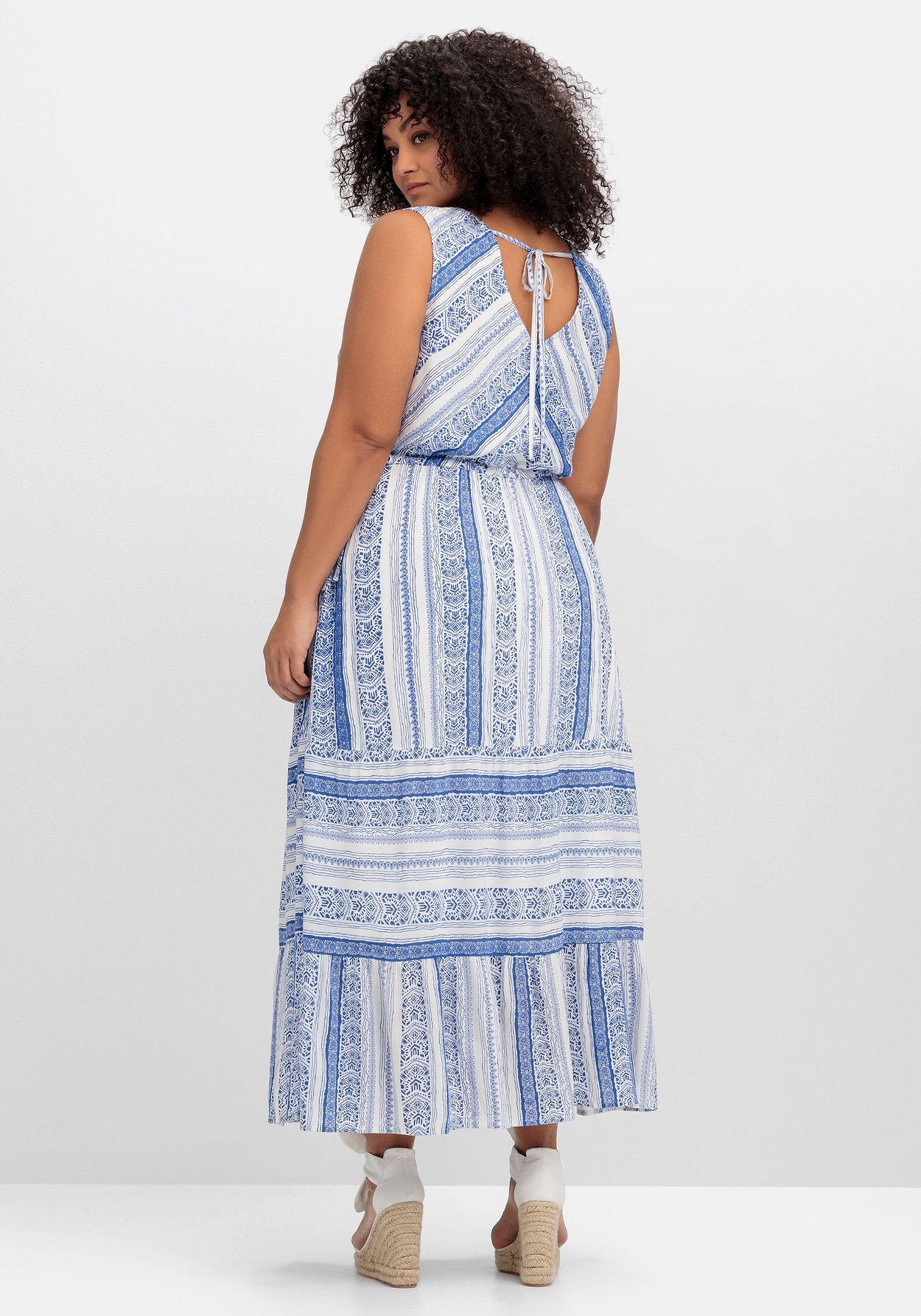 Sheego Sommerkleid »Maxikleid mit Alloverdruck«
