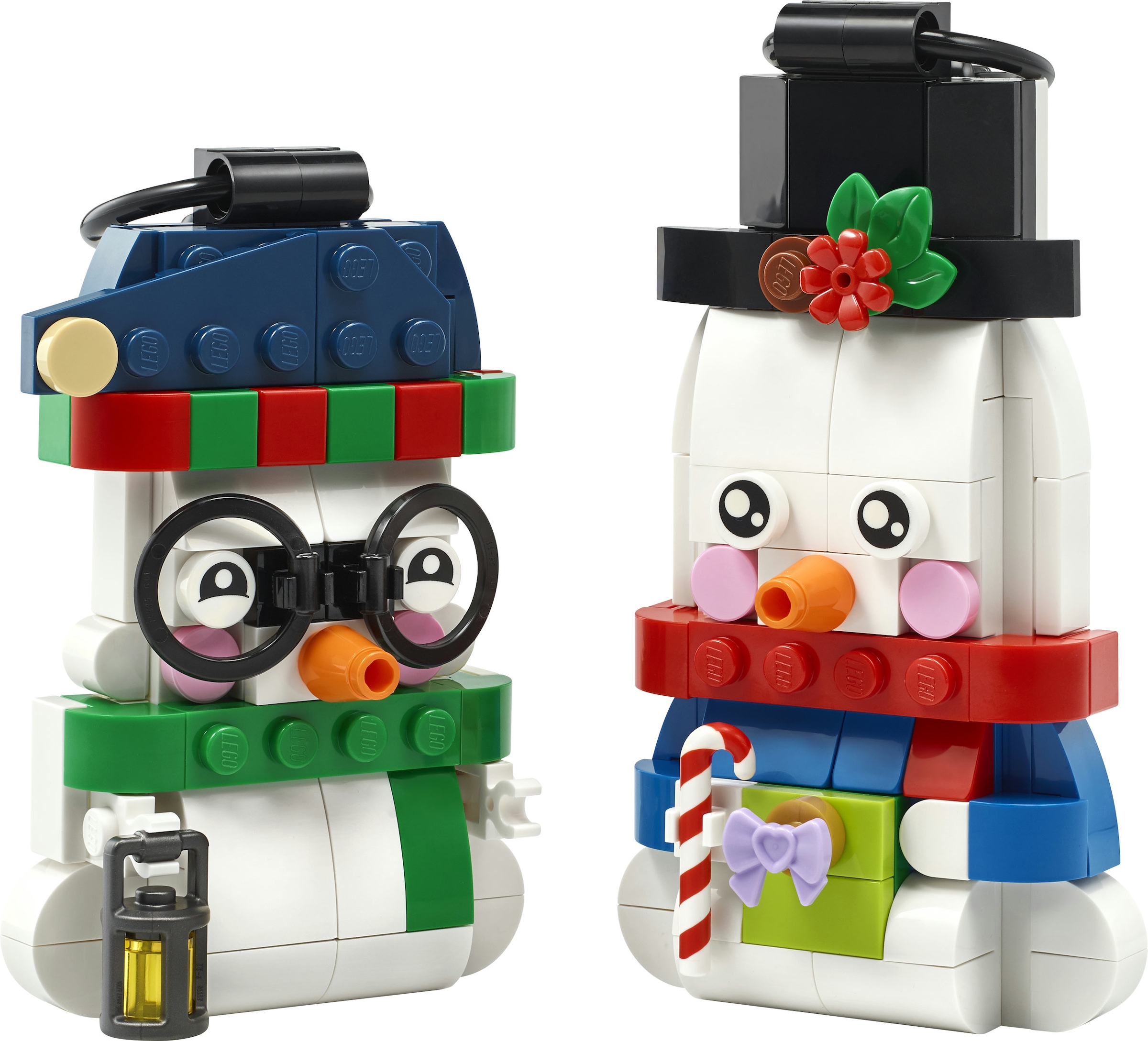 LEGO® Konstruktionsspielsteine »Deko-Schneemänner (40812), LEGO Iconic« Made in Europe