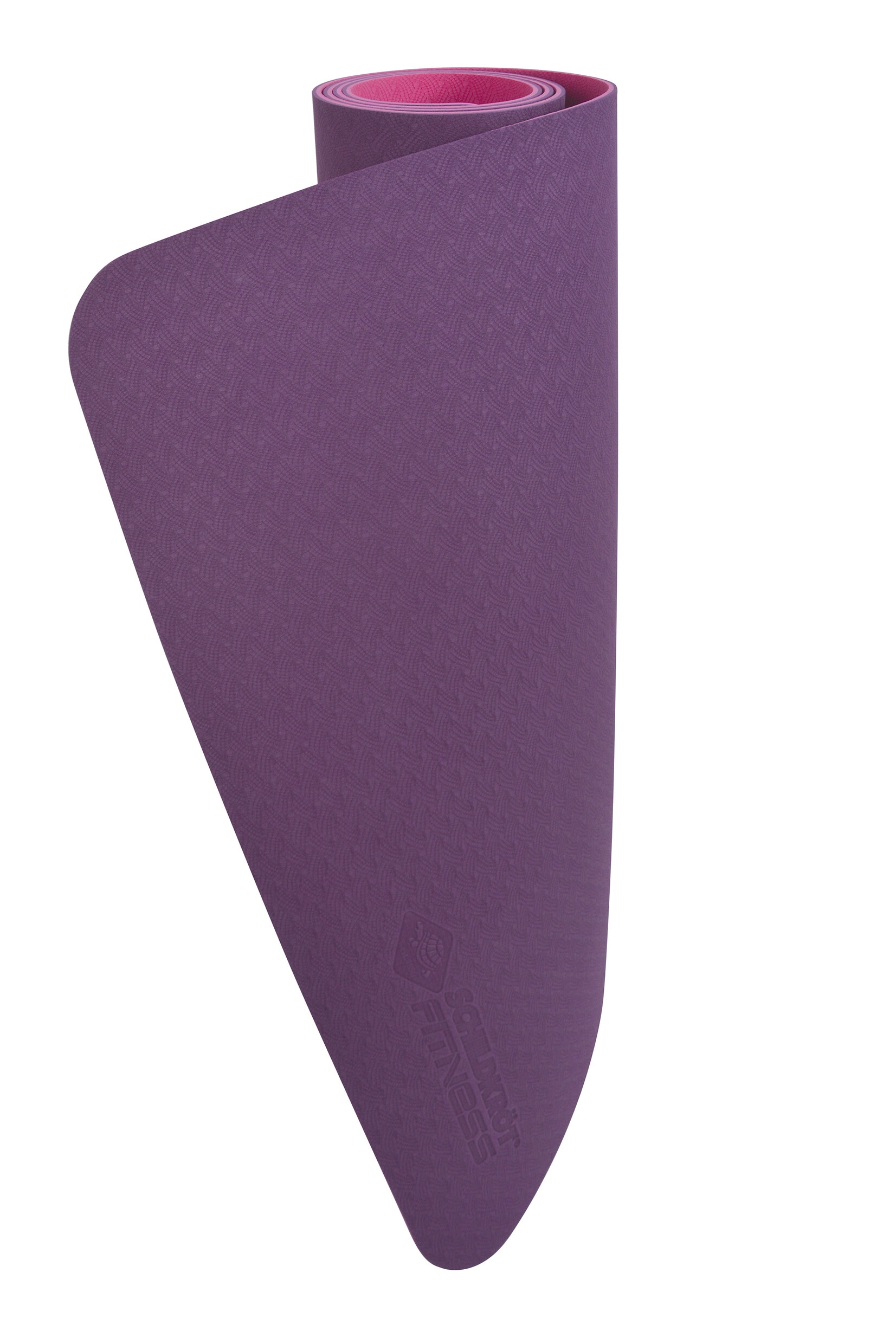 Schildkröt Yogamatte »Yogamatte 4mm BICOLOR - Violett/Rosa« Inkl. Tasche mit Kordelzug / PVC frei