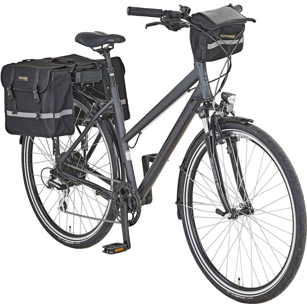 Prophete E-Bike »Entdecker e9000 Damen«, 8 Gang, Shimano, Acera, Heckmotor 250 W