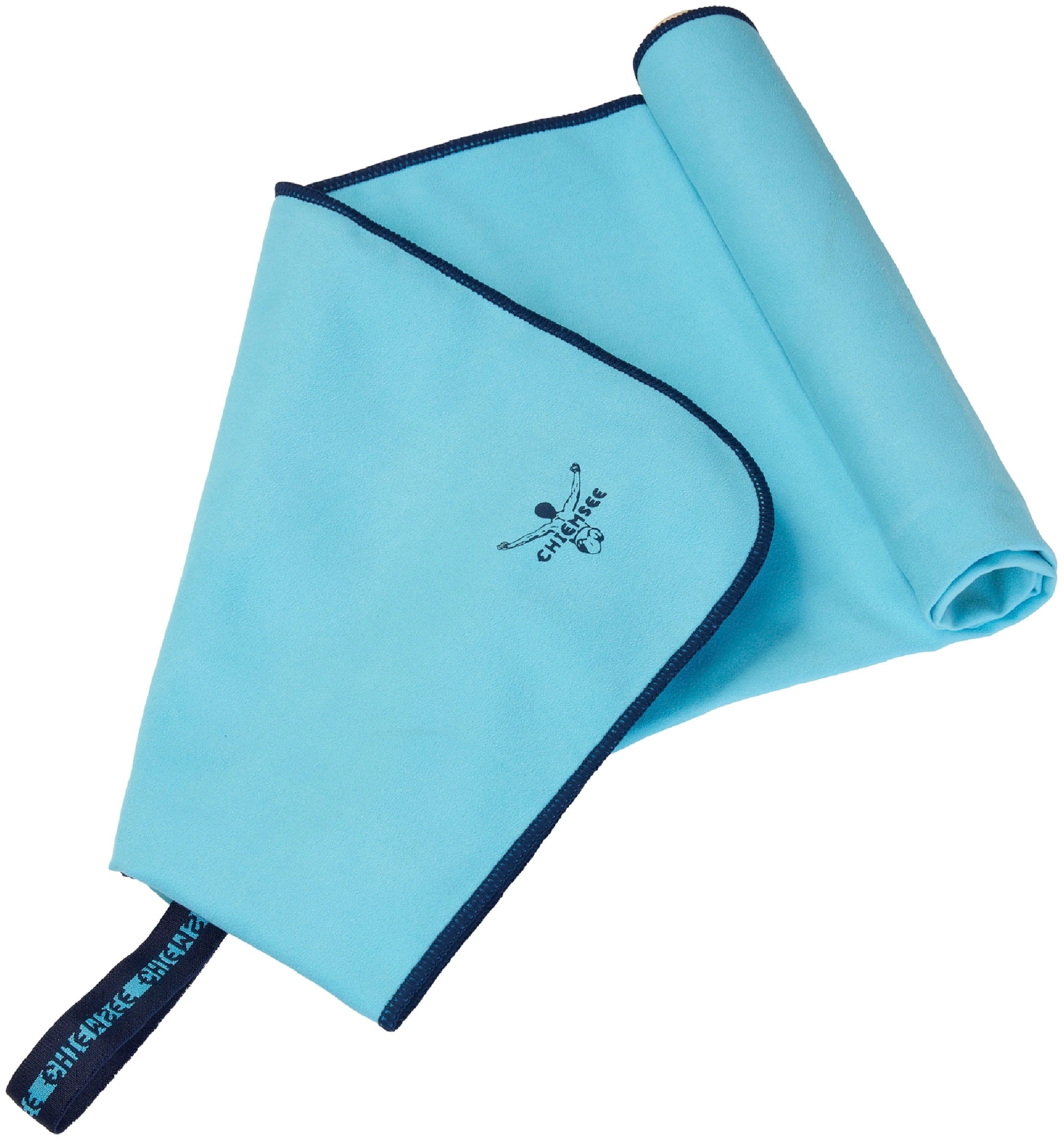Chiemsee Sporthandtuch »Orlando«, (1 St., Handtuch 80 x 130 cm), mit Kontrastsaum und Logo-Print