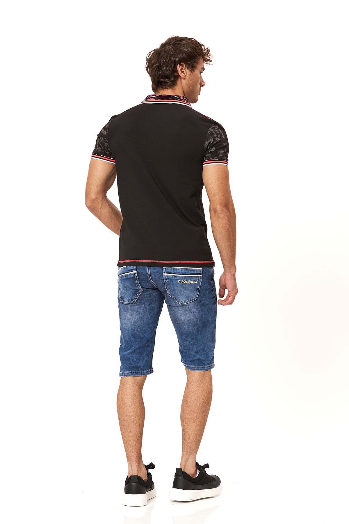 Cipo & Baxx Jeansbermudas Baumwolle, regular fit
