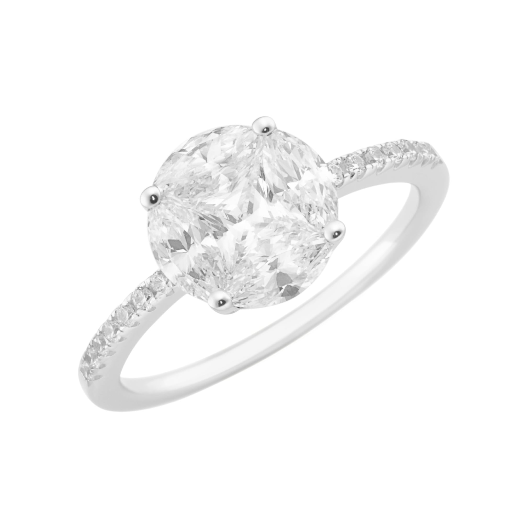 Verlobungsring »Ring mit funkelnden Zirkonia Steinen, Antragsring, Silber 925«