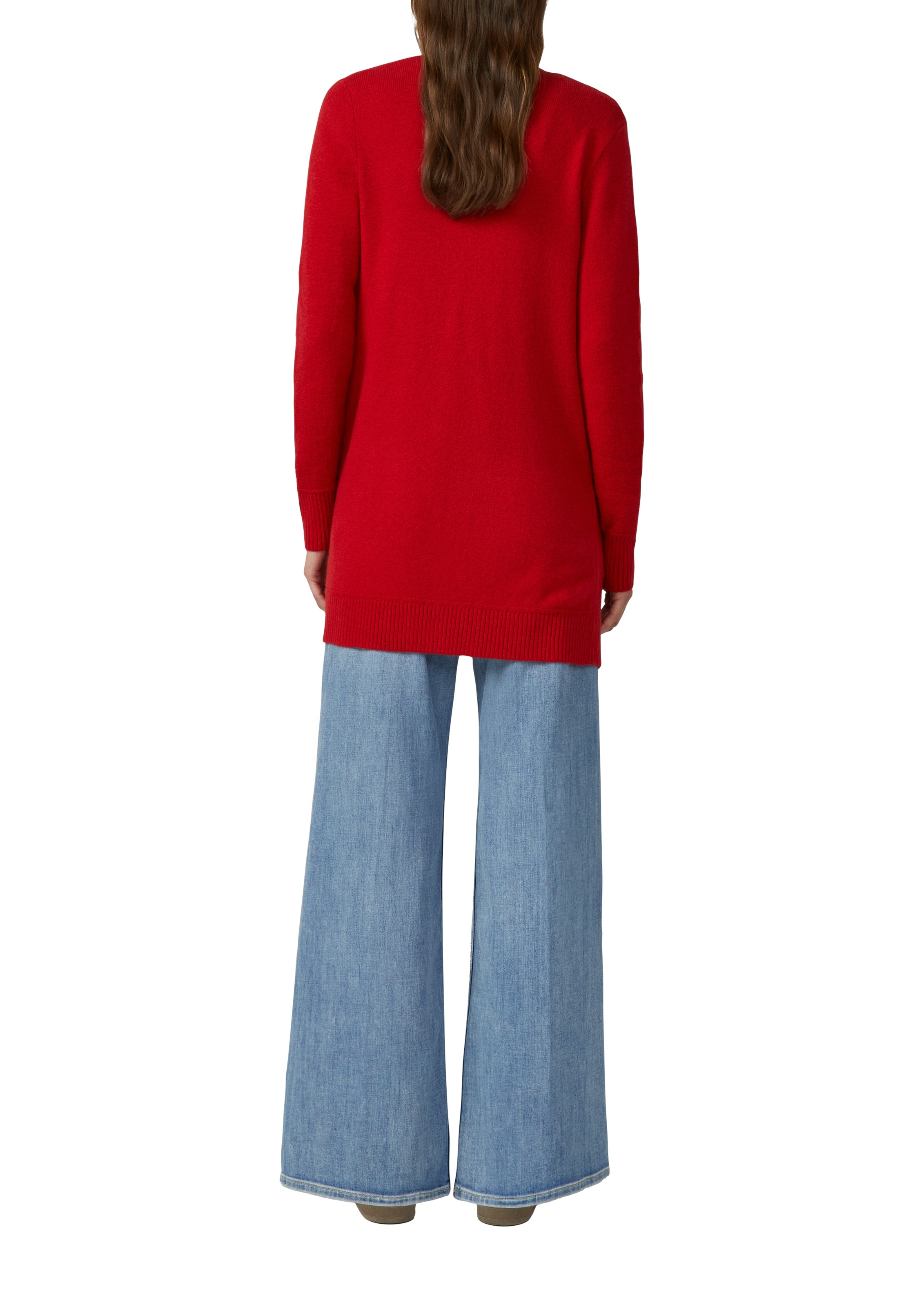 s.Oliver Strickjacke mit Rippbündchen