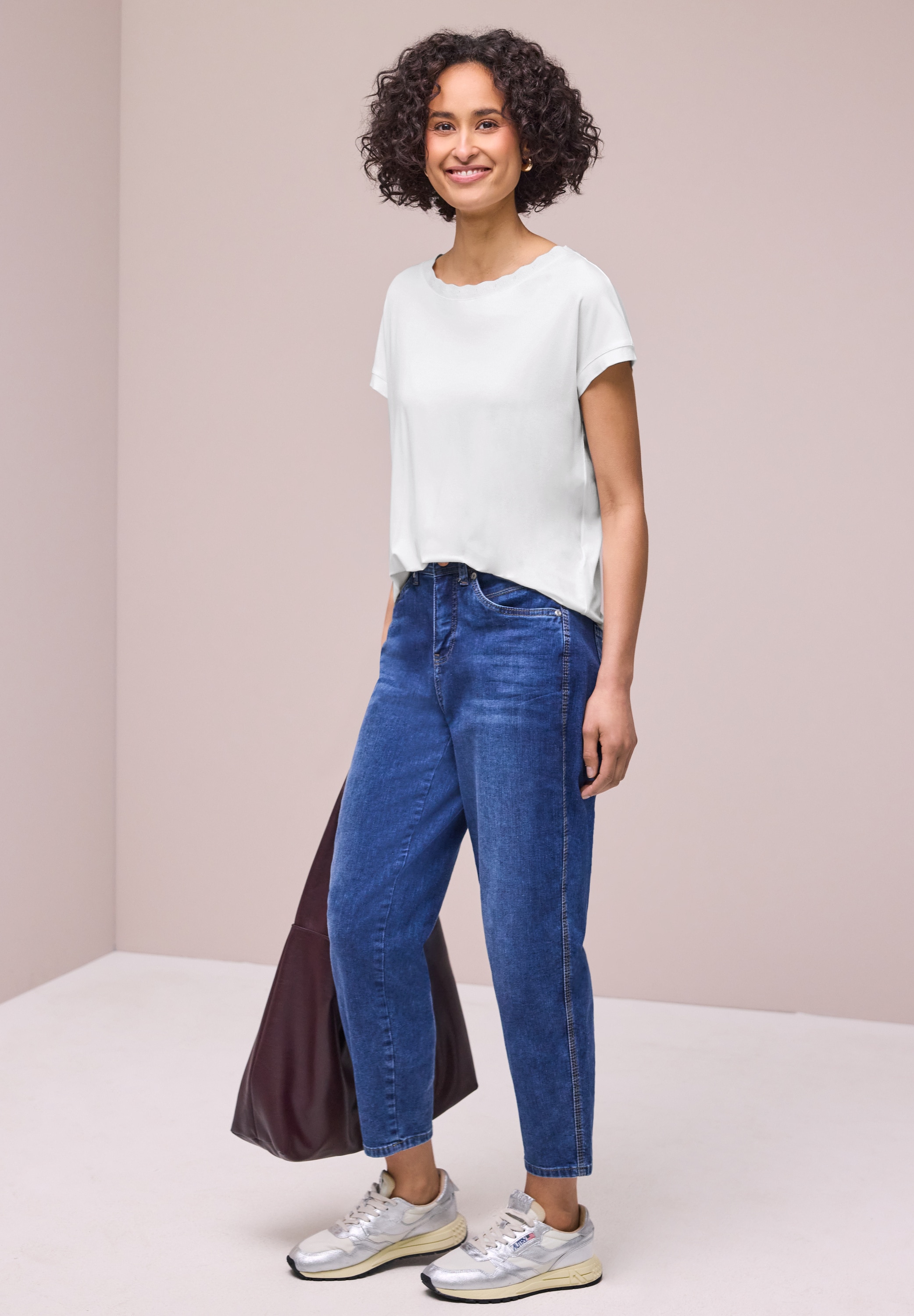 STREET ONE Shirttop mit Deko-Tape