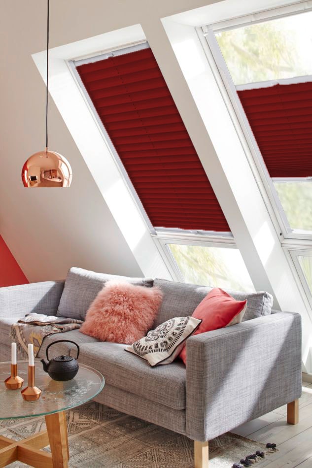 sunlines Dachfensterplissee »Classic Style Crepe«, mit bei verspannt, Führungsschienen Lichtschutz, kaufen OTTO