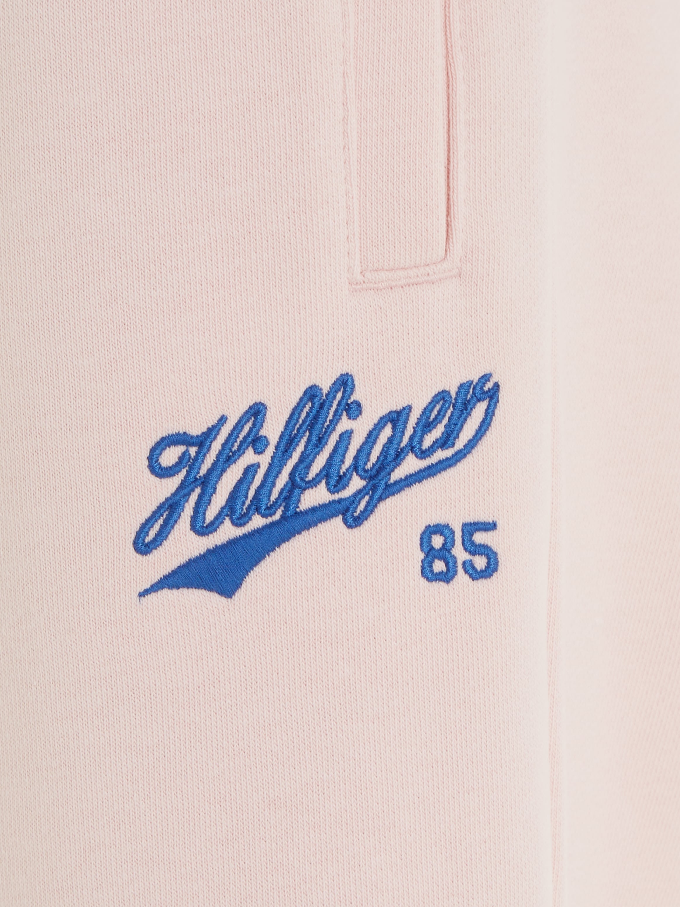Tommy Hilfiger Sweathose »HILFIGER SCRIPT WIDE SWEATPANT«, mit Logo-Stickereien