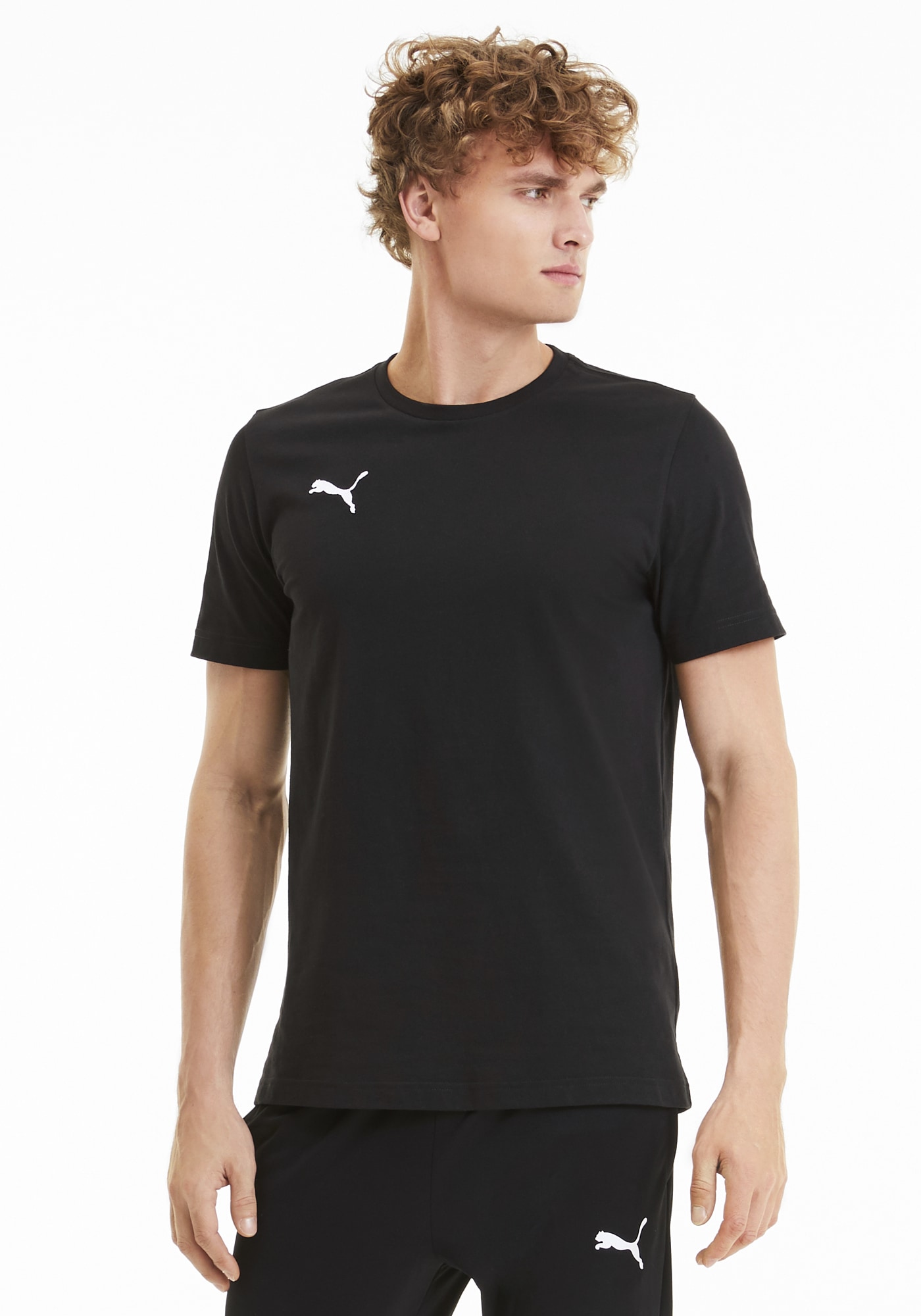 PUMA Trainingsshirt »TEAMGOAL 23 CASUALS TEE« Slim fit Passform, Kurzarm, für Fußball, Rundhalsausschnitt